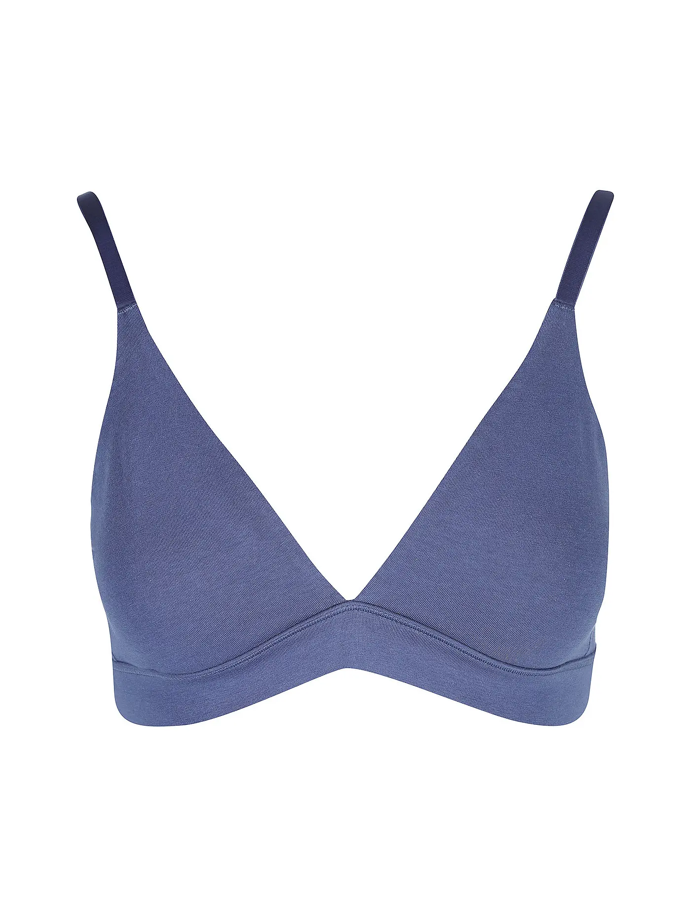 ORGANIC BASICS | Triangle BH gefüttert dusty red  | blau