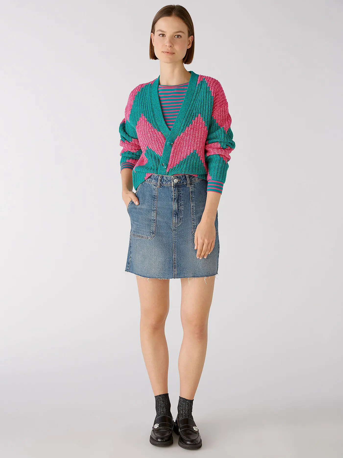 OUÍ | Cardigan | pink