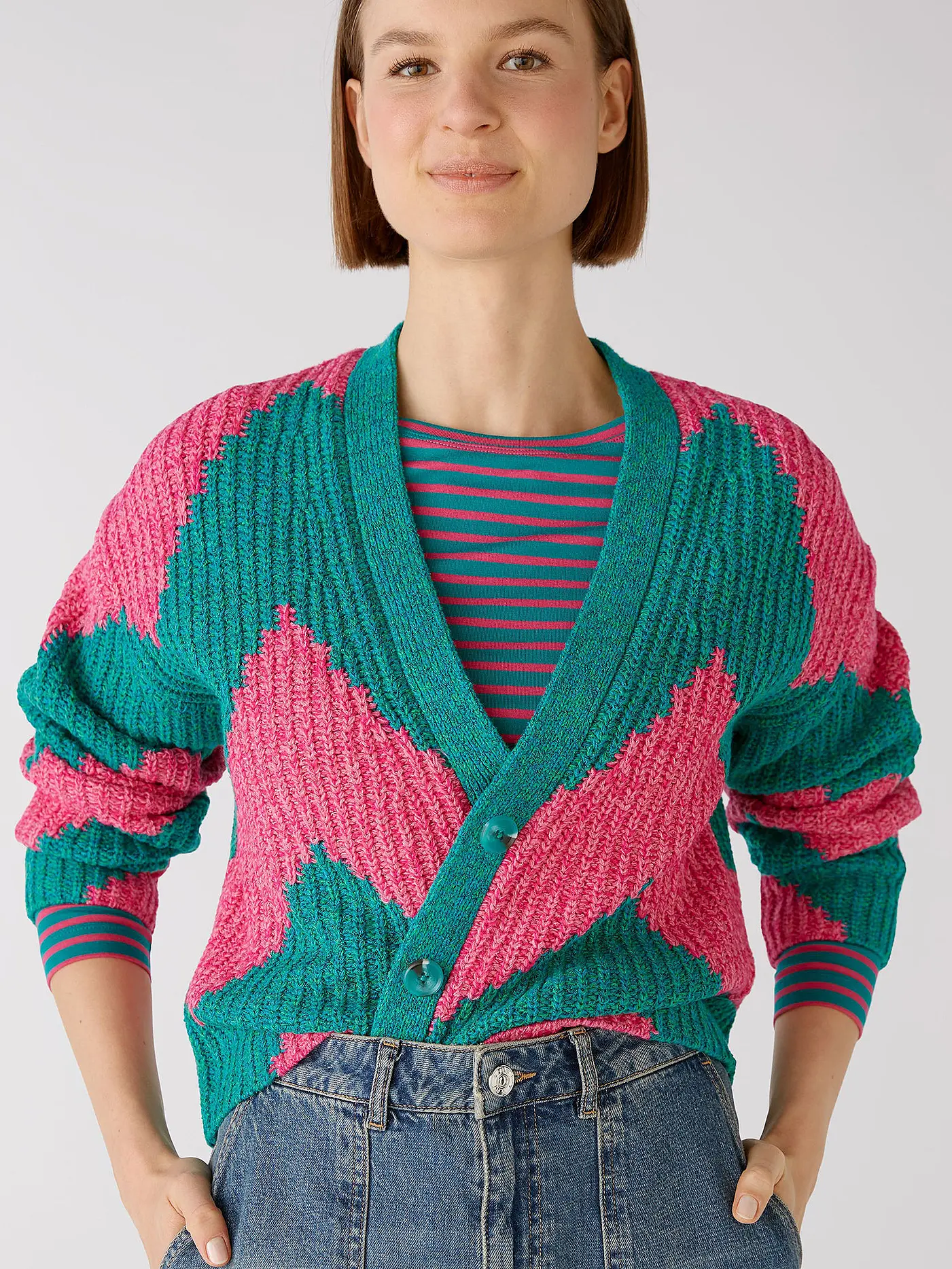 OUÍ | Cardigan | pink