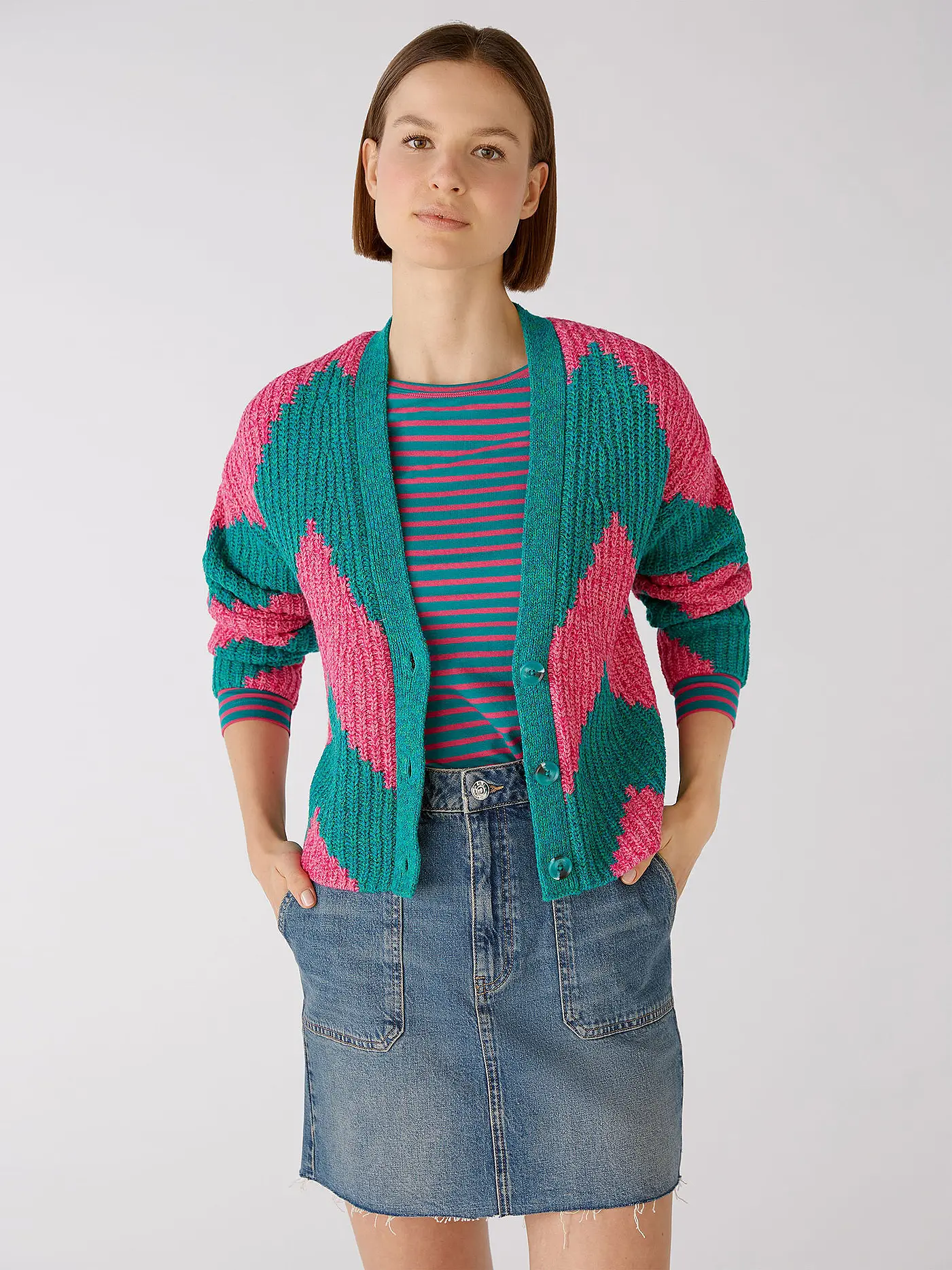 OUÍ | Cardigan | pink