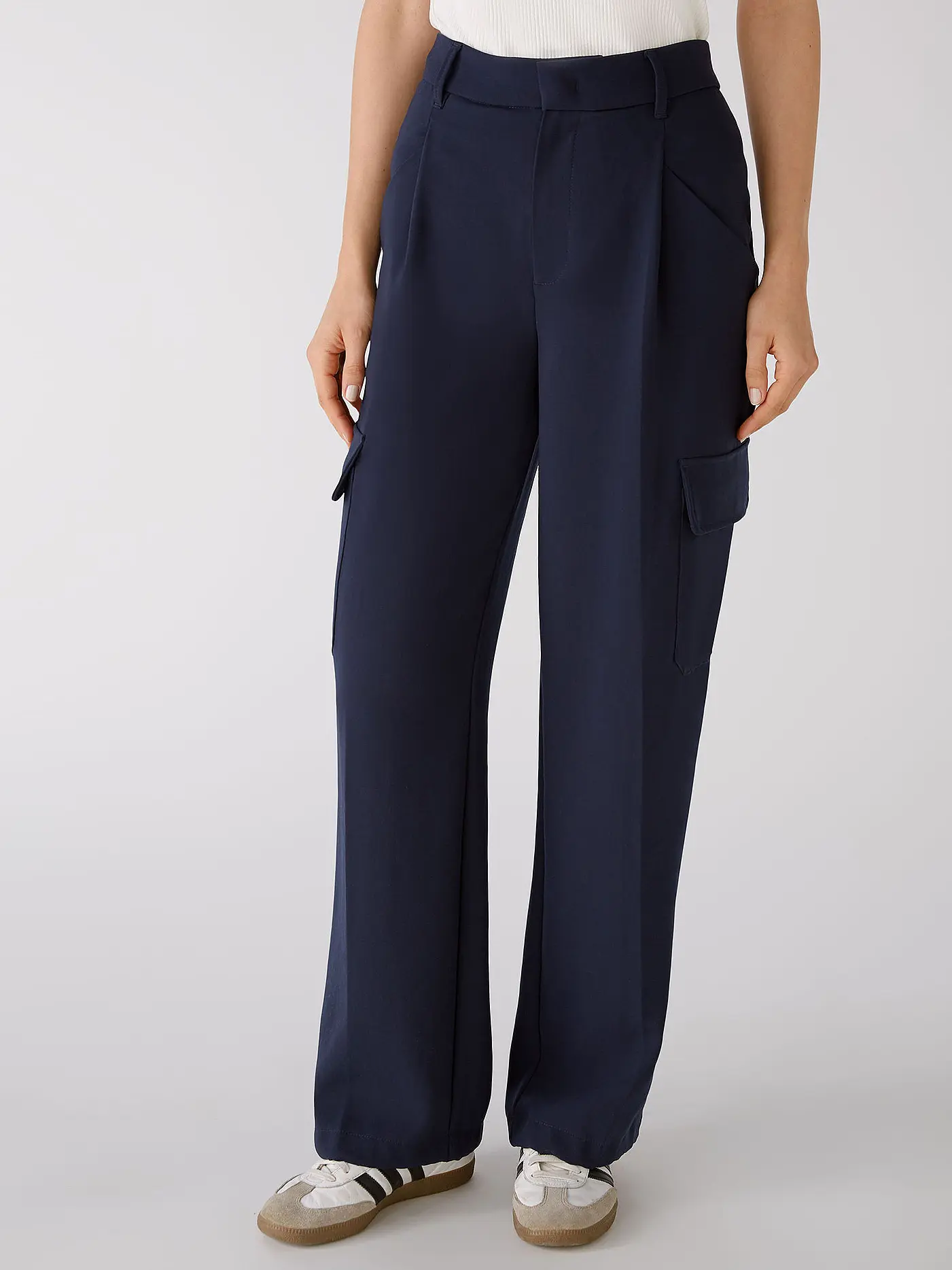 OUÍ | Cargohose | dunkelblau