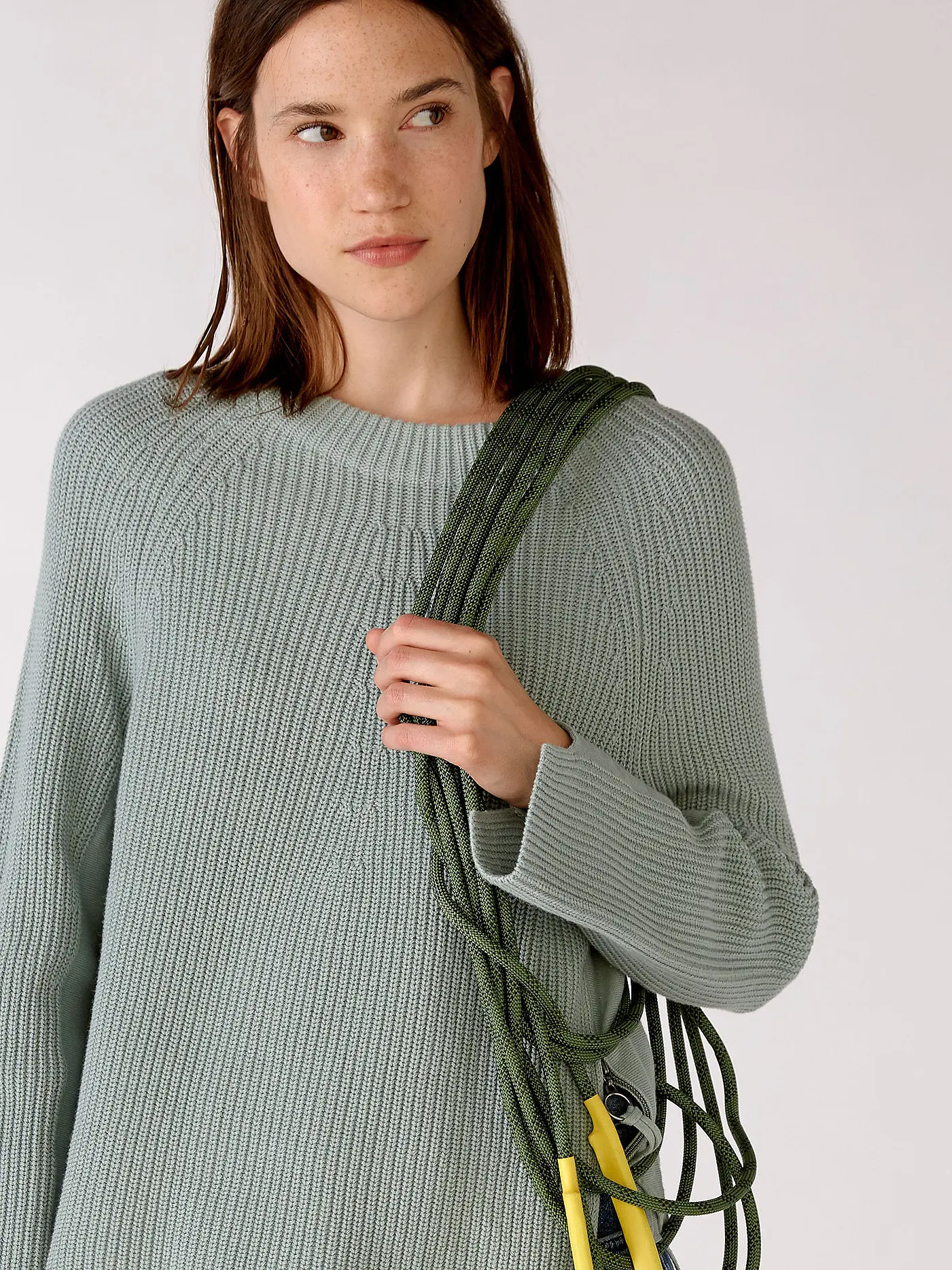 OUÍ | Pullover | hellgrün