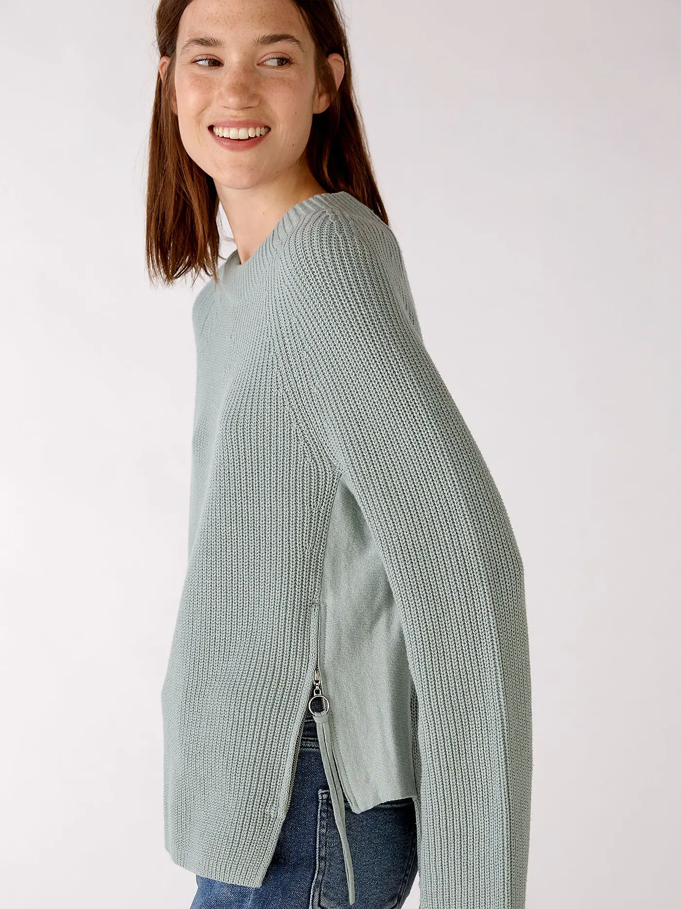 OUÍ | Pullover | hellgrün