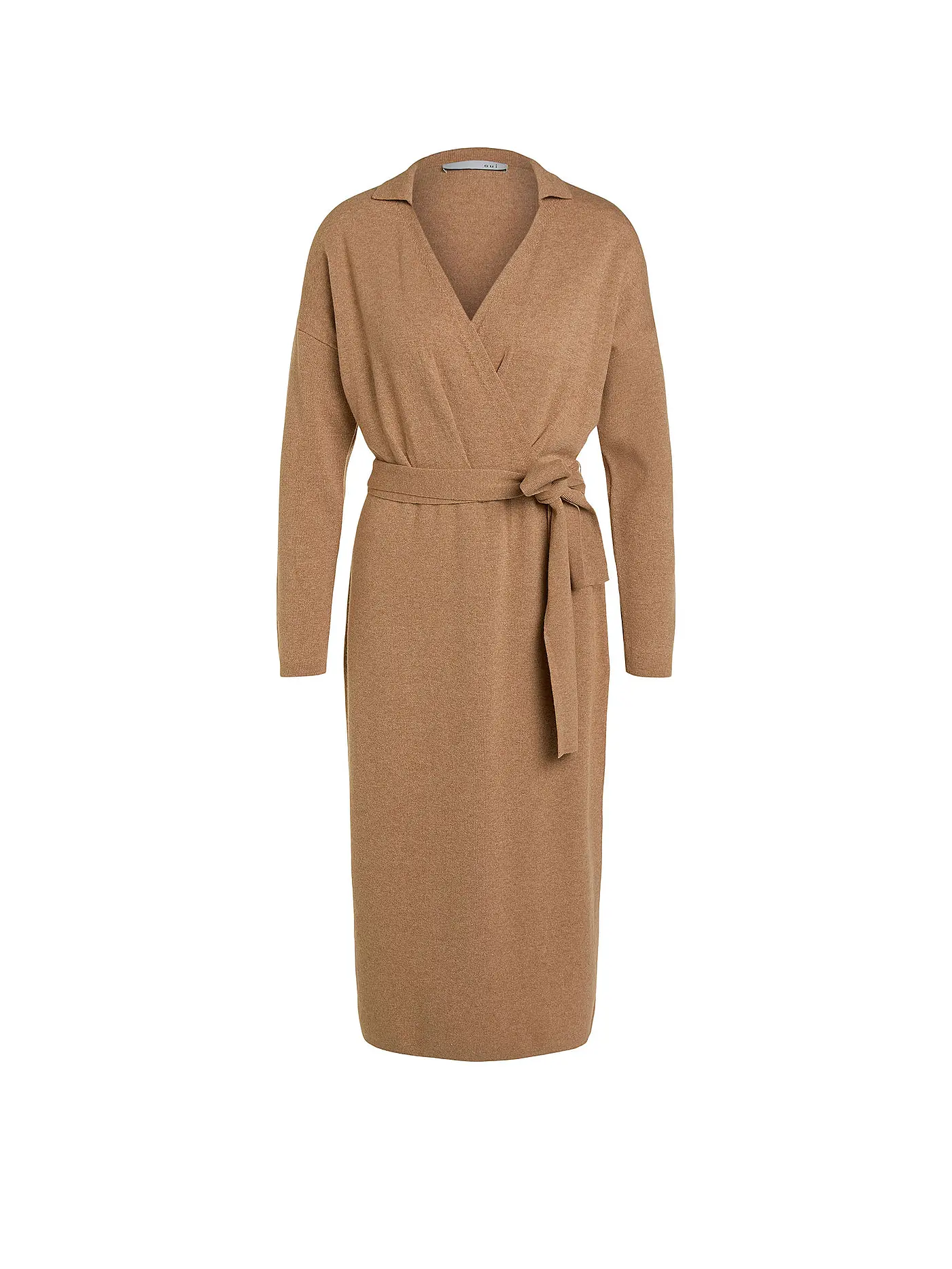 OUÍ | Strickkleid | camel