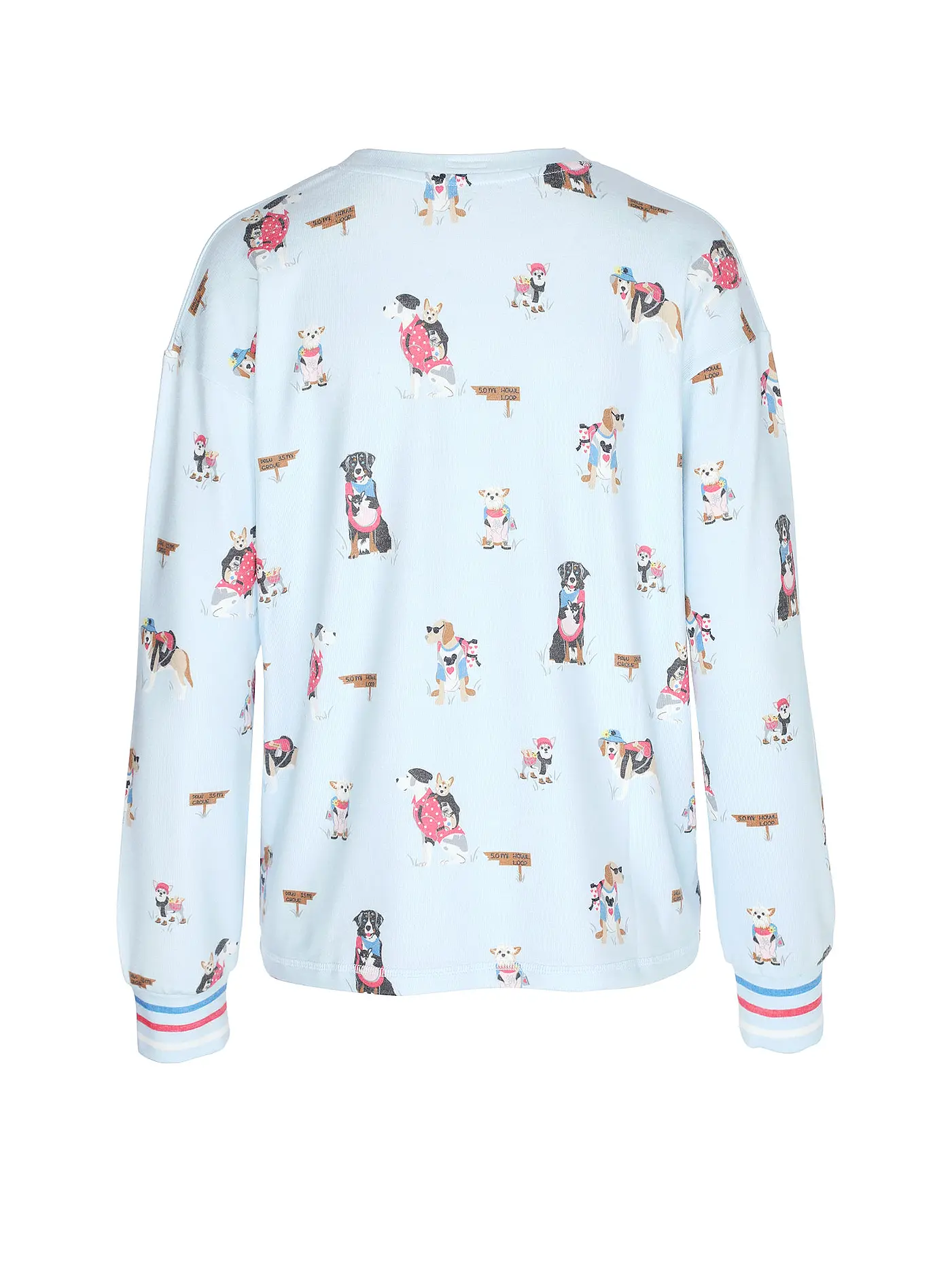 P.J.SALVAGE | Pyjama Langarmshirt | hellblau