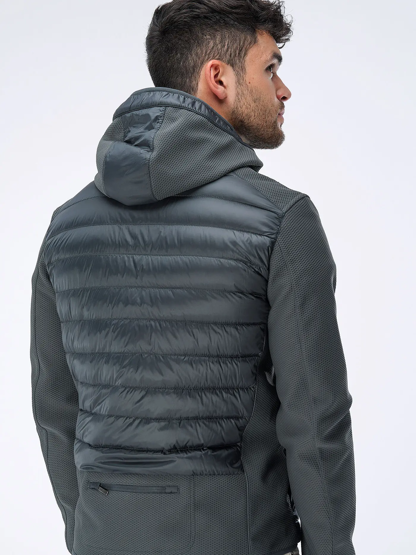 PARAJUMPERS | Hybridjacke NOLAN-M | dunkelgrün