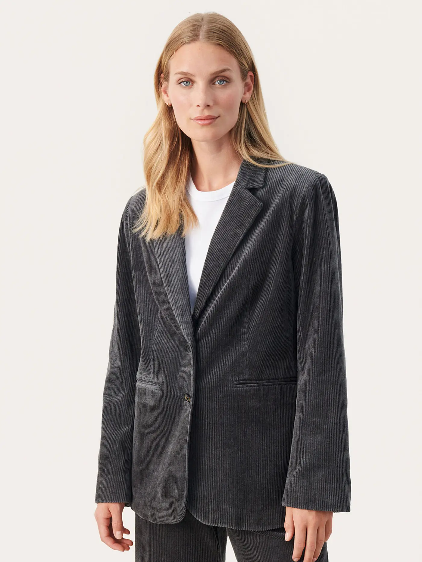 PART TWO | Cordblazer  | grau