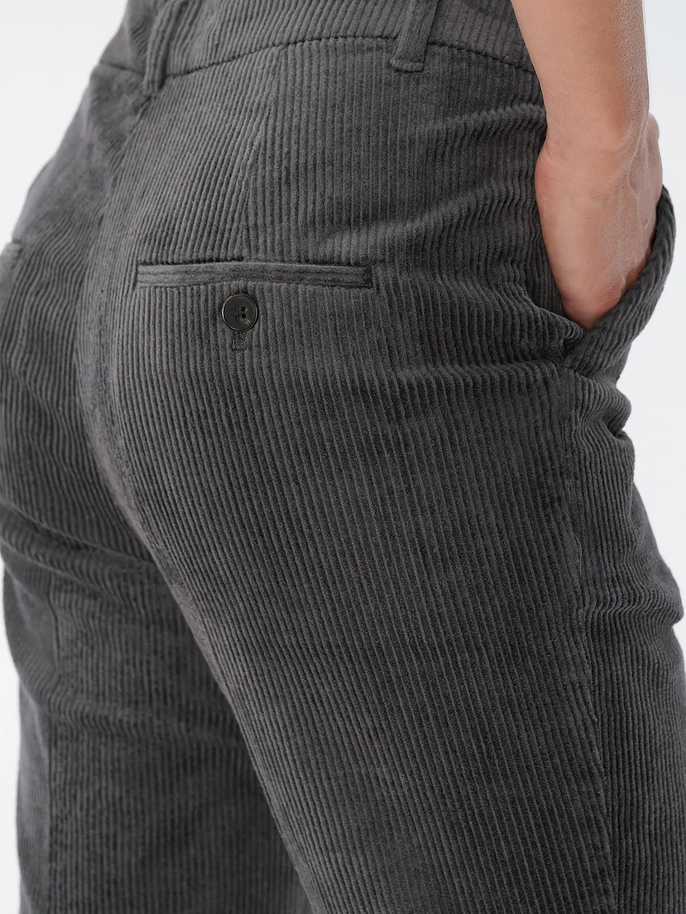 PART TWO | Cordhose 7/8 MISHA  | grau