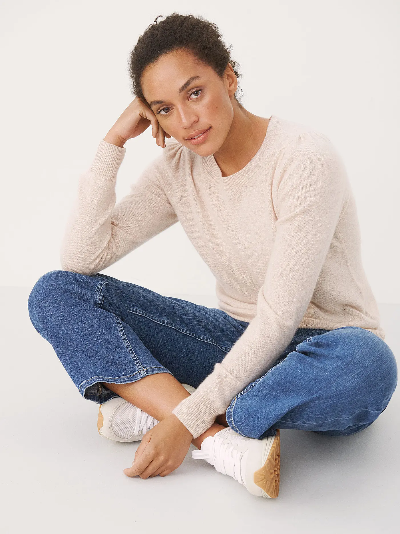 PART TWO | Kaschmirpullover | creme