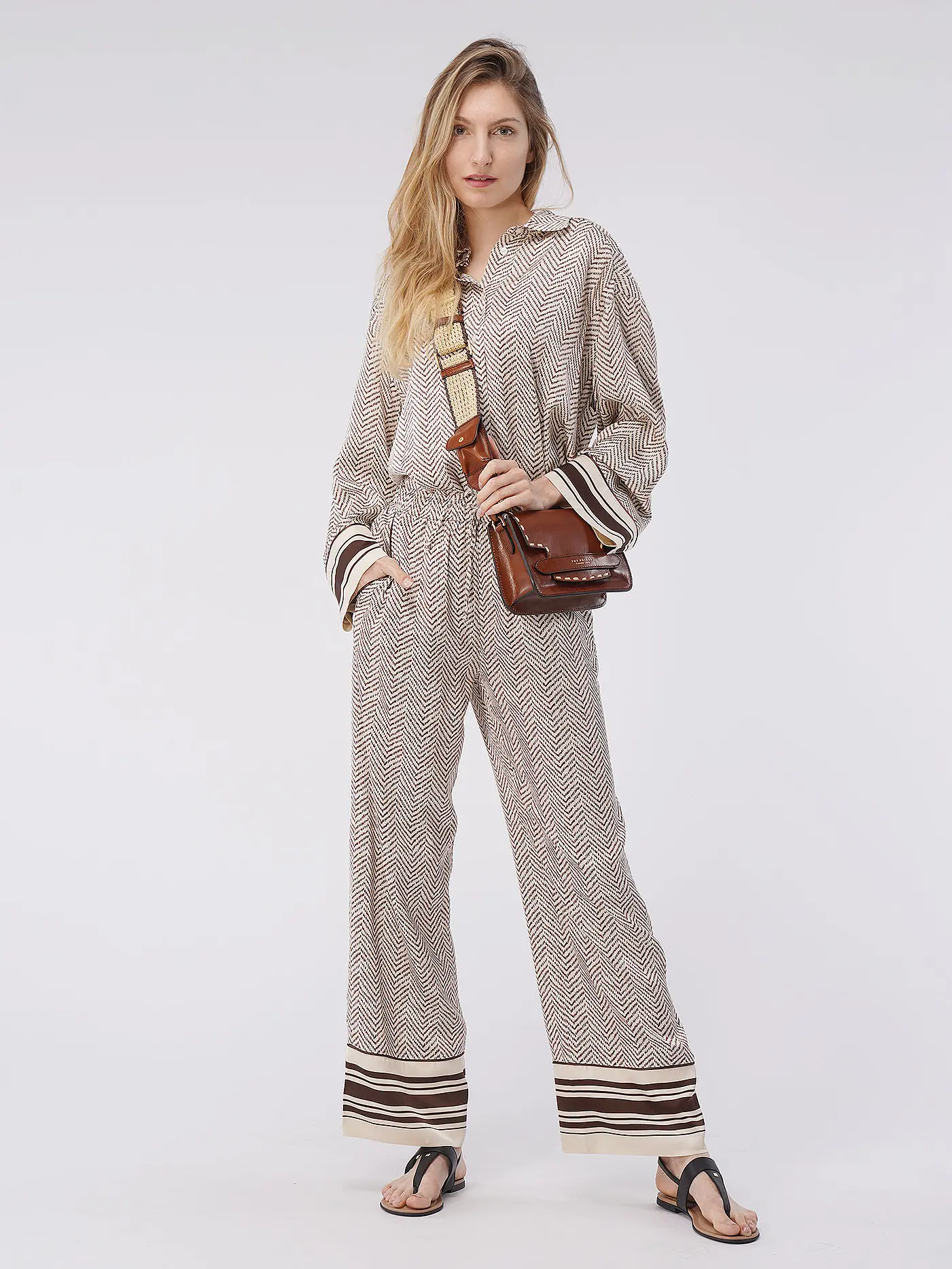 PART TWO | Marlenehose  | beige
