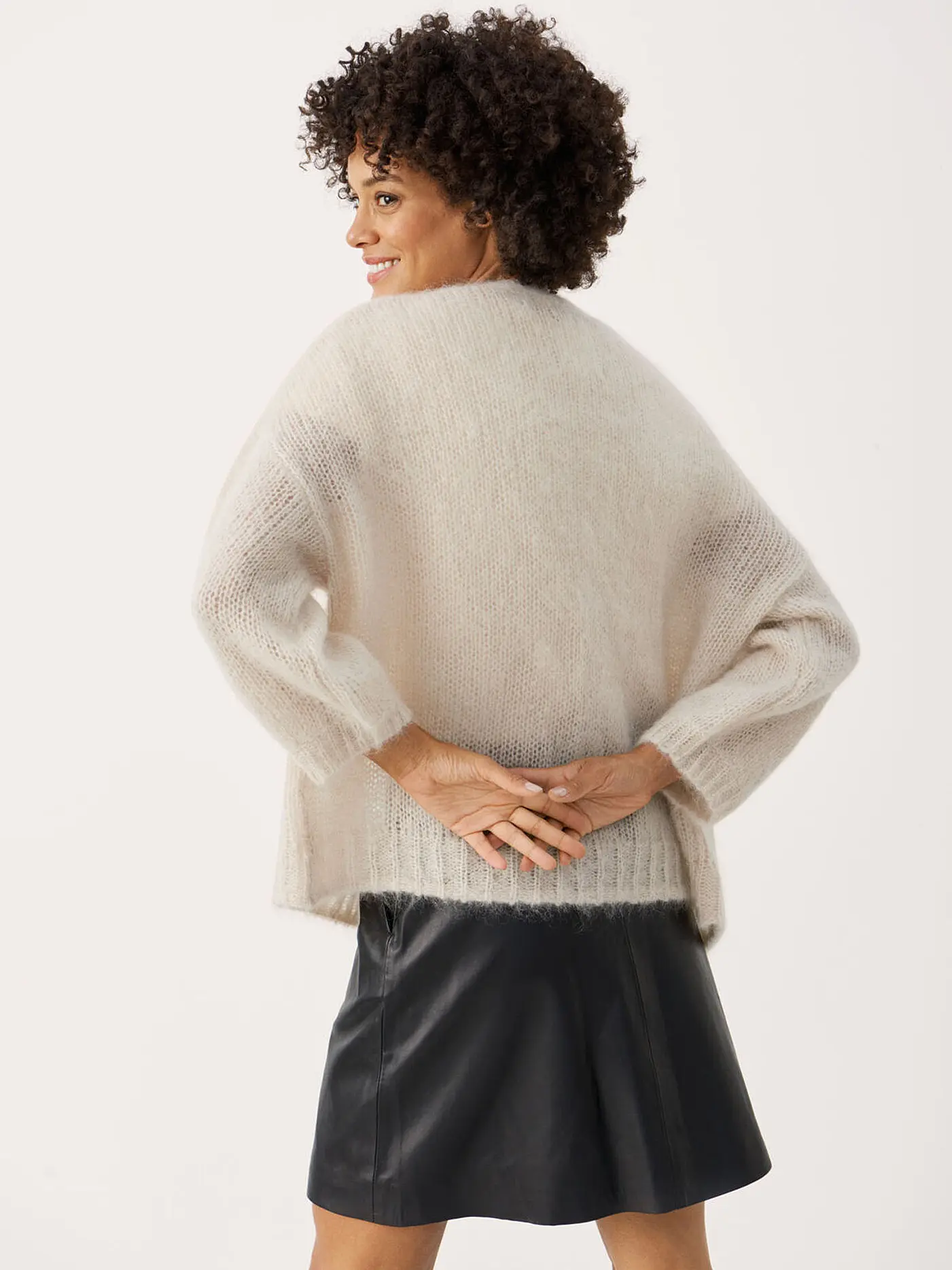 PART TWO | Strickjacke RASTINA | creme