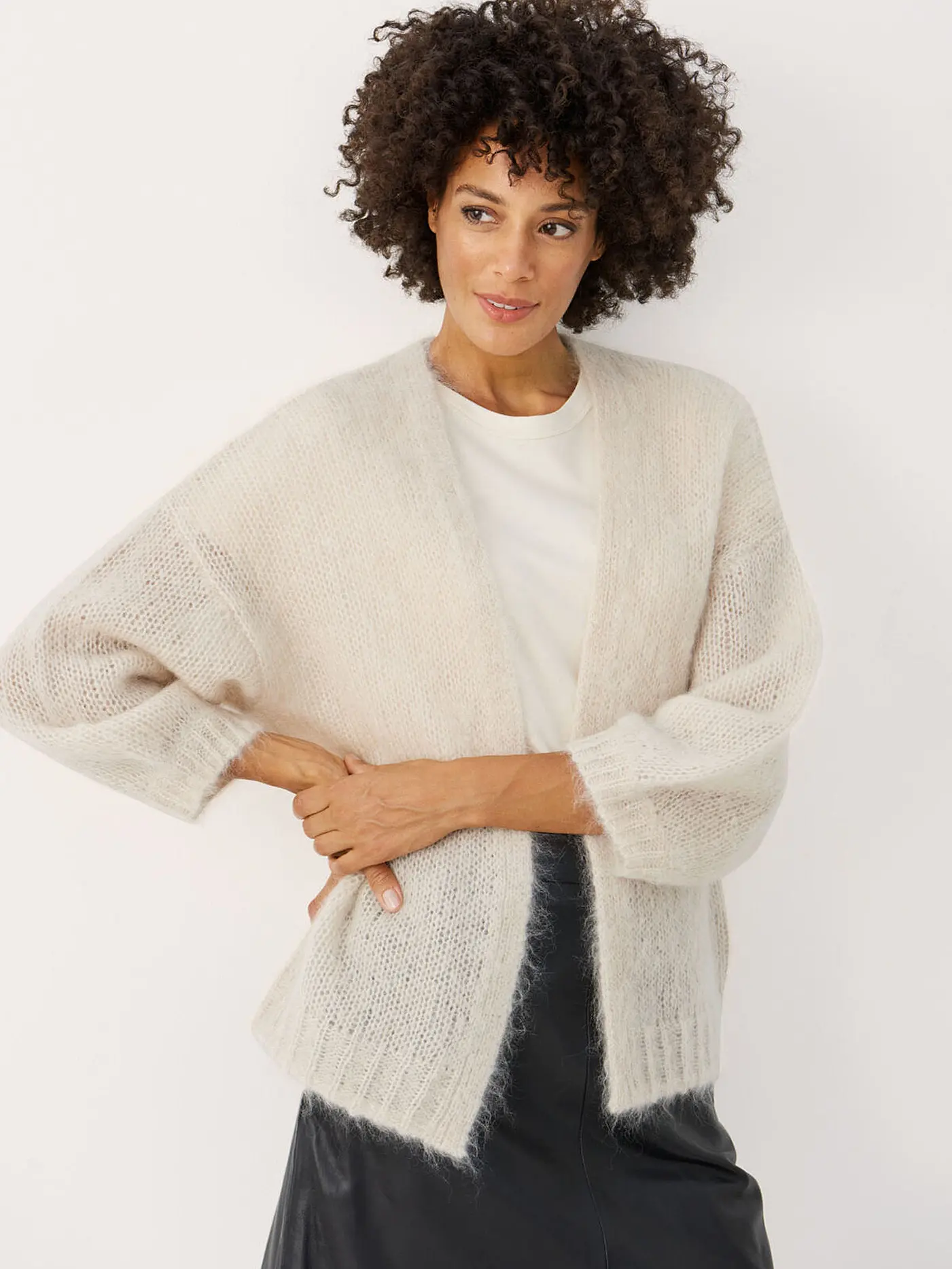 PART TWO | Strickjacke RASTINA | creme
