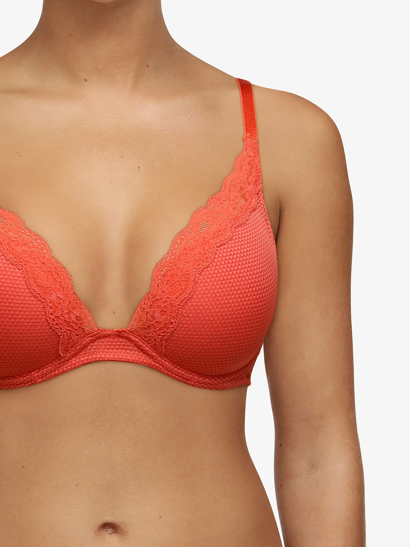PASSIONATA | BH gefüttert Broooklyn sunrise | rot