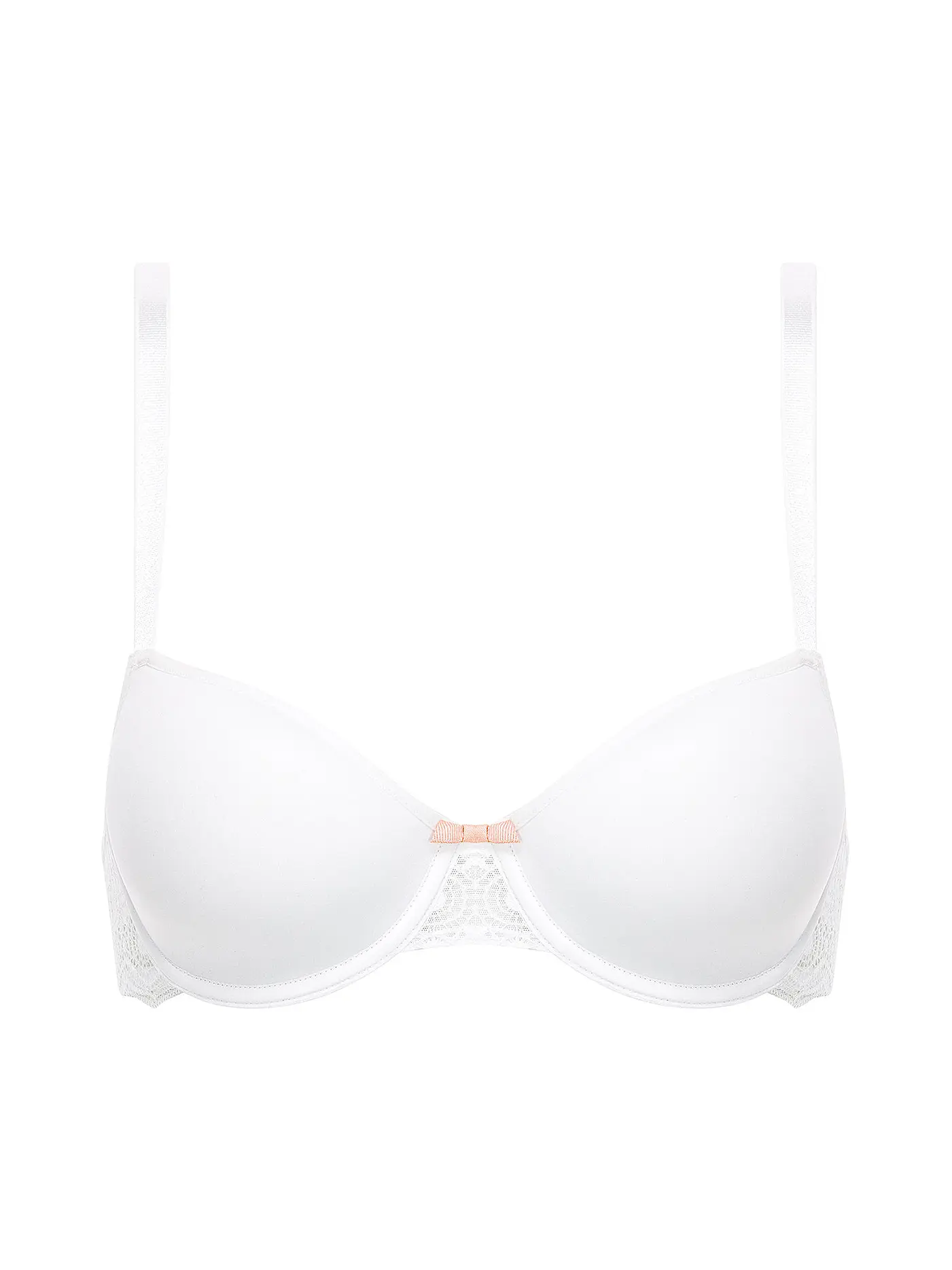 PASSIONATA | BH T-Shirt BH (Memory Schale) "Georgia" white | weiss
