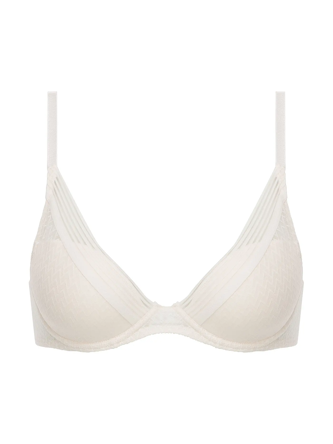 PASSIONATA | Gefütteter T-Shirt BH "Manhattan" (Champagner) | creme