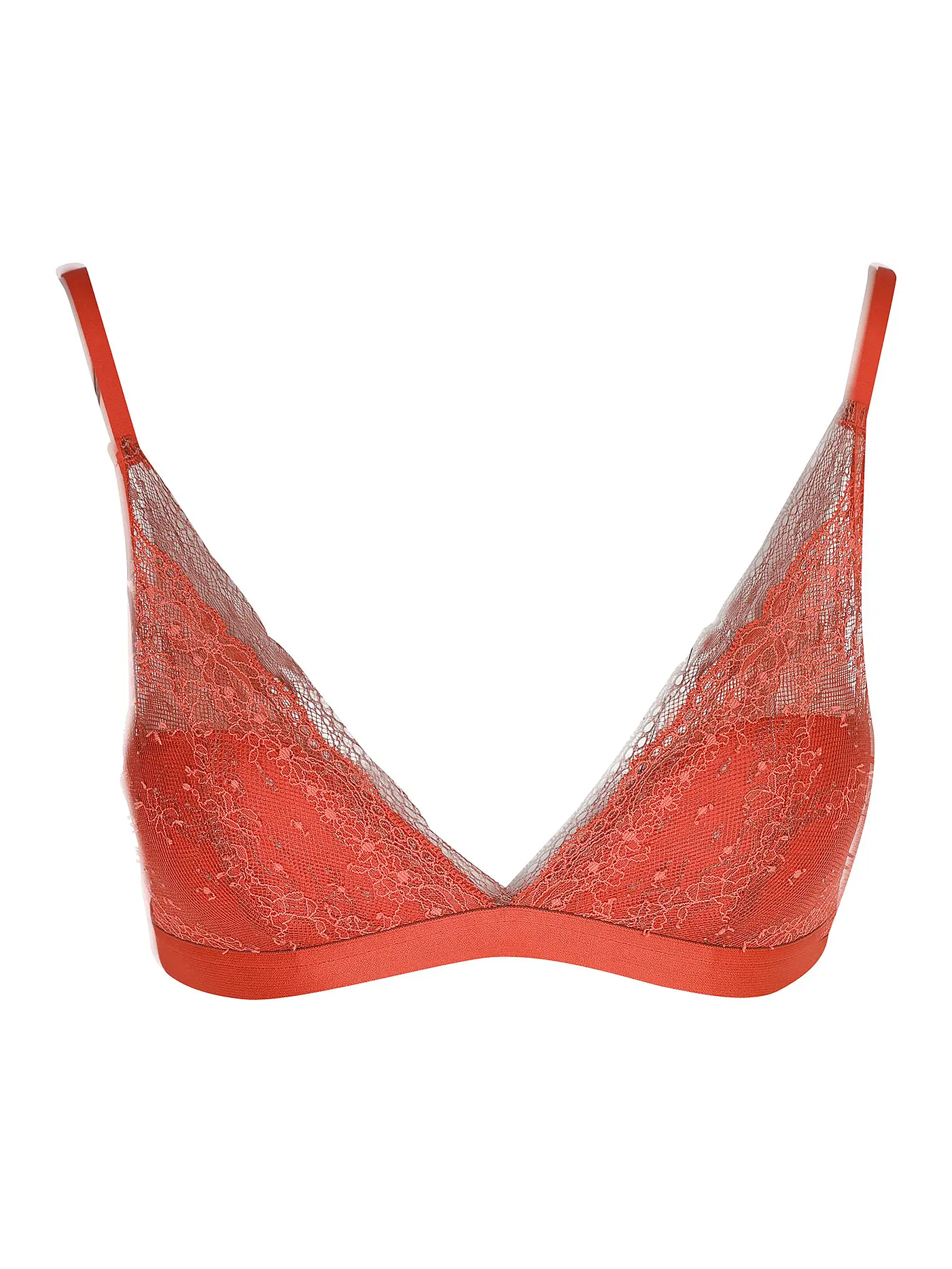 PASSIONATA | Triangel BH ohne Bügel bright poppy / fig | rot