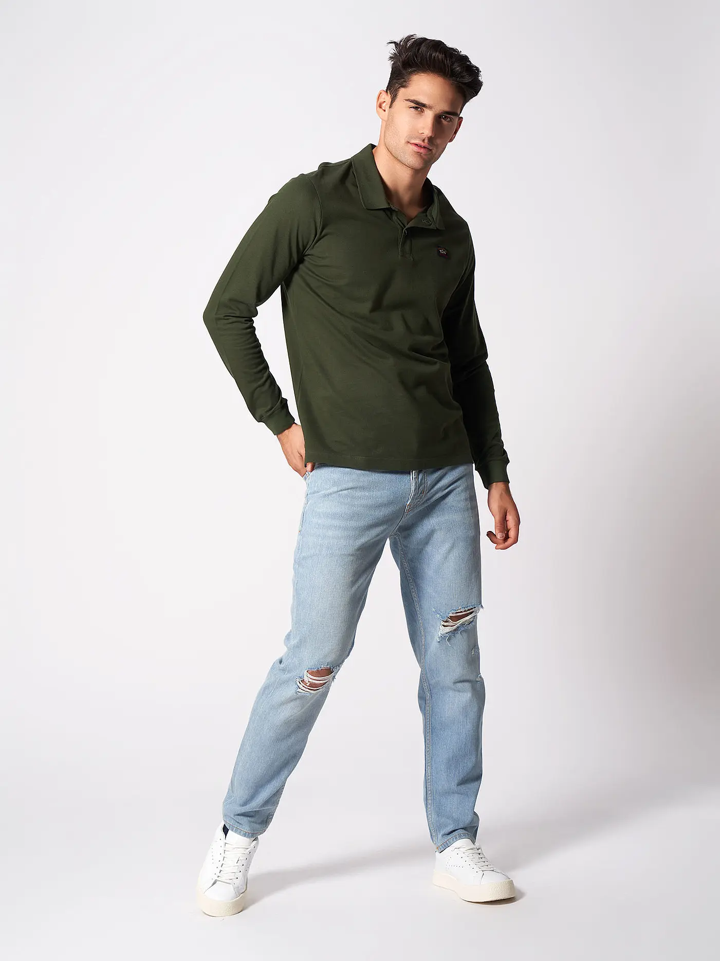 PAUL & SHARK | Poloshirt  | olive