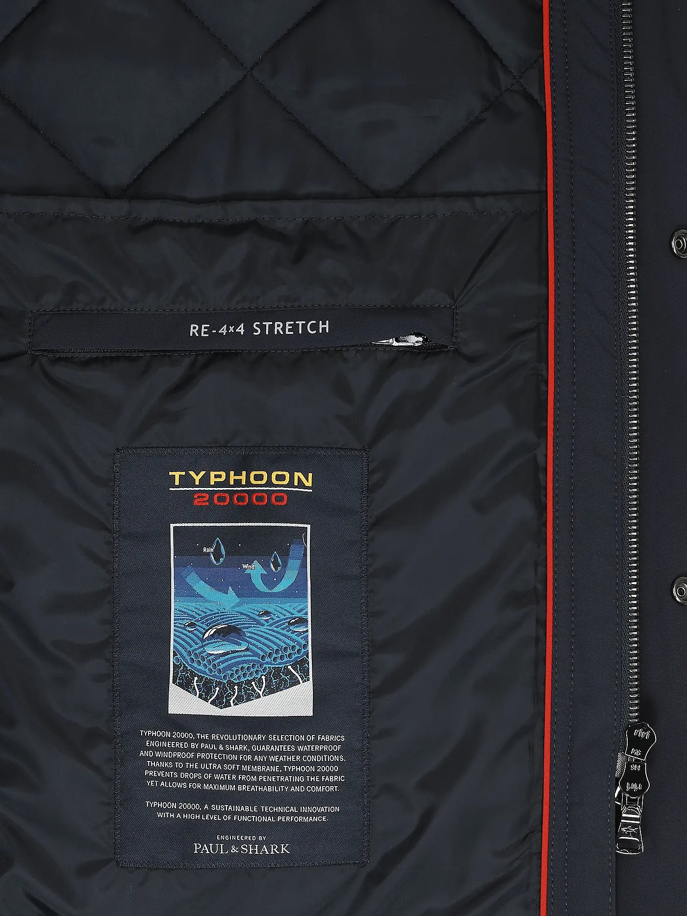 PAUL & SHARK | Steppgilet | dunkelblau