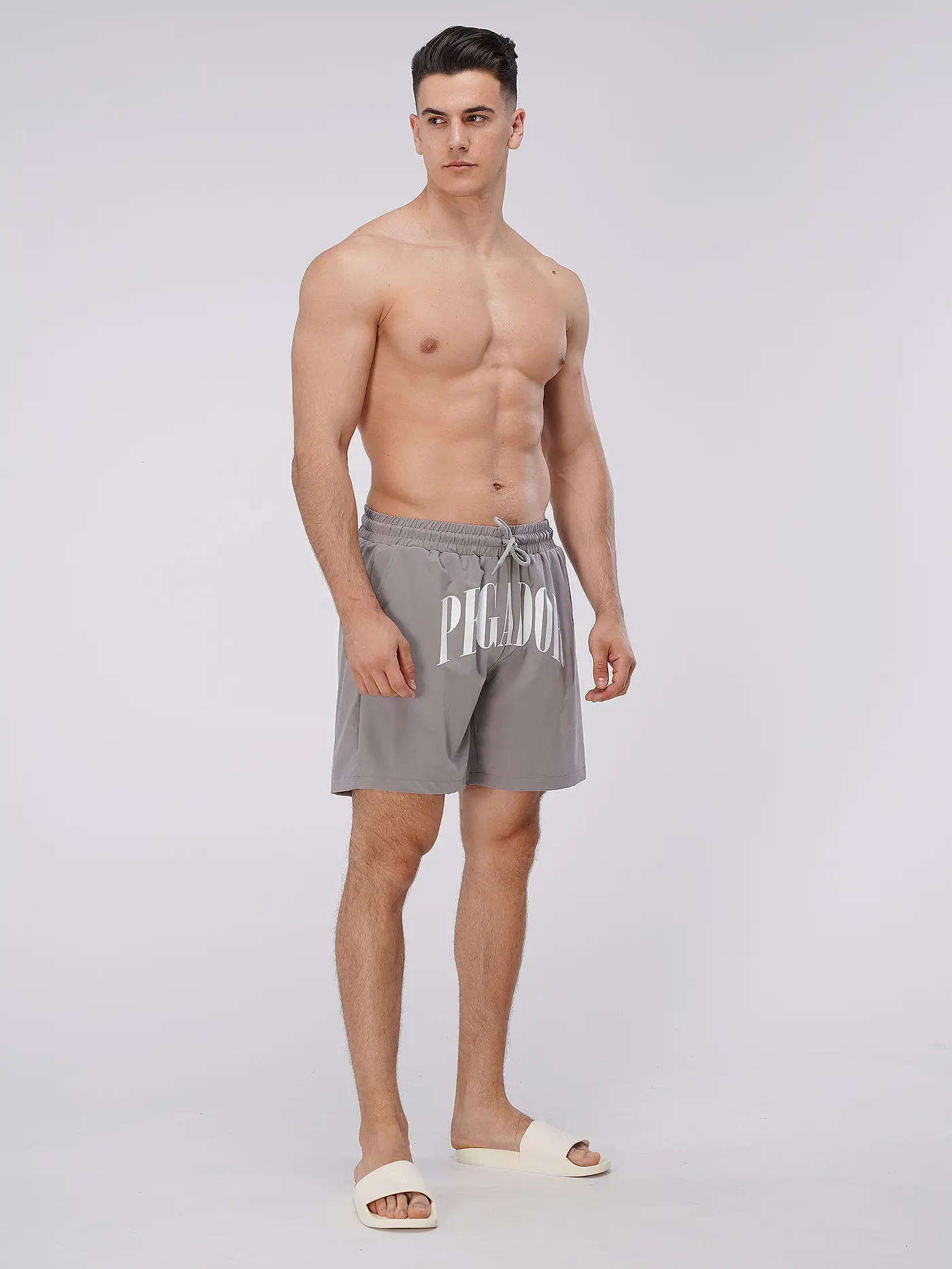 PEGADOR | Badeshorts  | grau