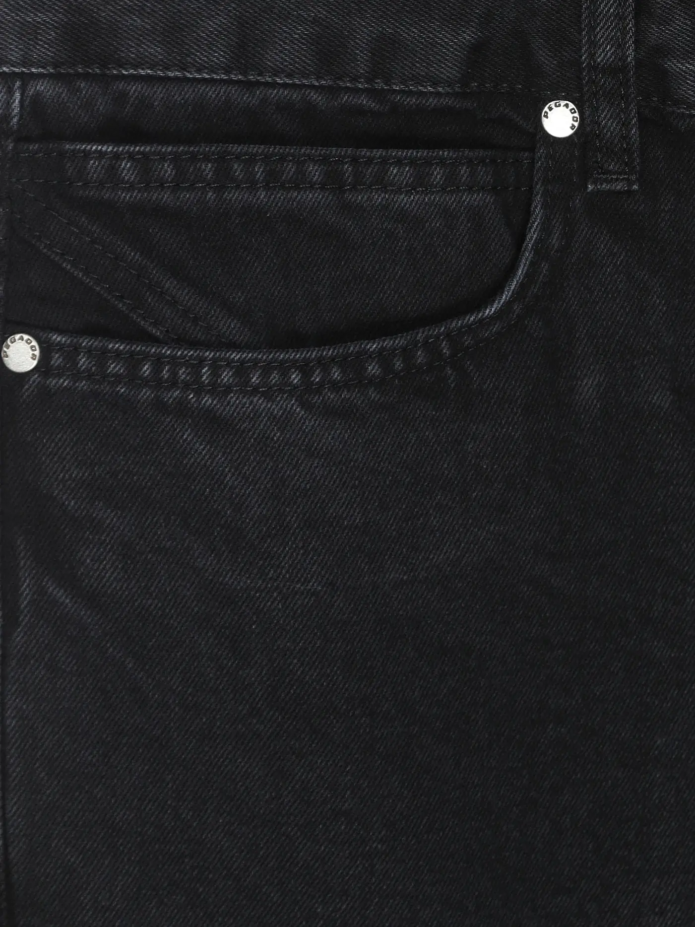 PEGADOR | Jeans Straight Fit | schwarz