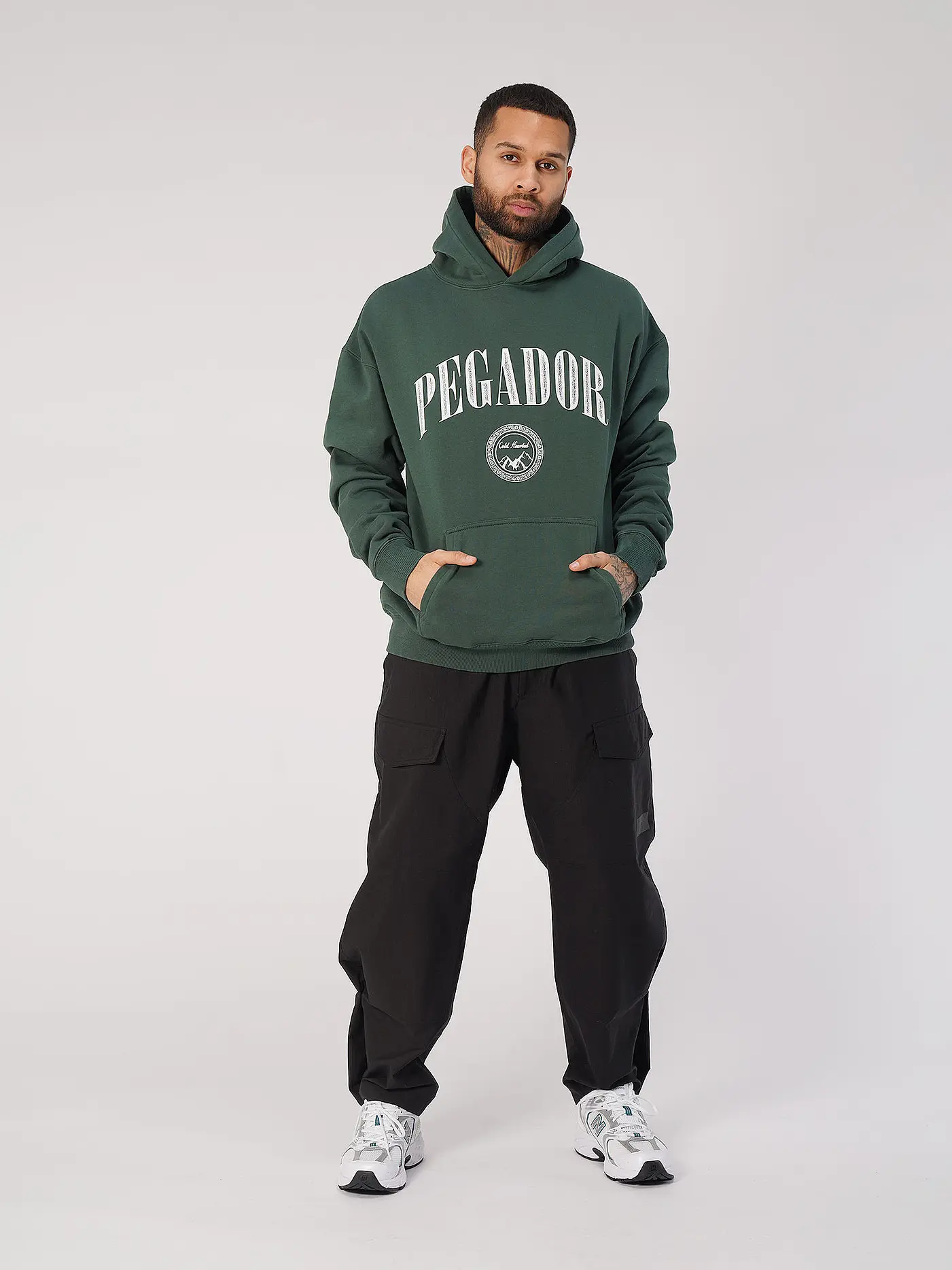 PEGADOR | Kapuzensweater - Hoodie SIMCO | dunkelgrün