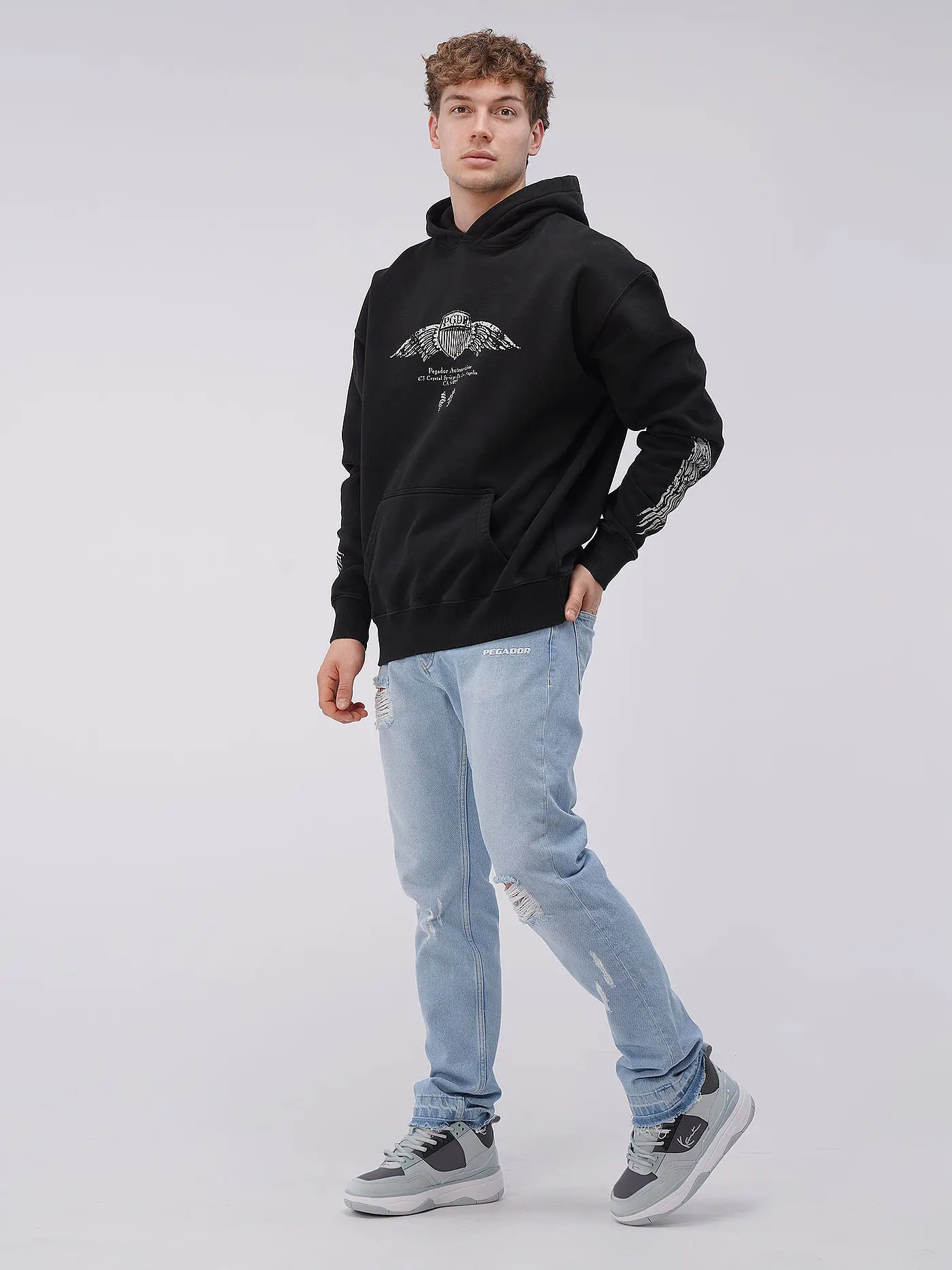 PEGADOR | Kapuzensweater - Hoodie | schwarz