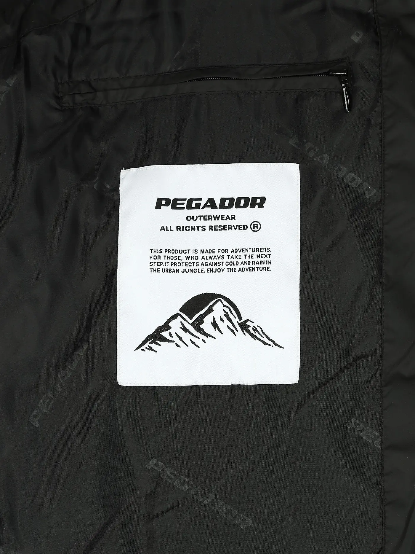 PEGADOR | Steppgilet LANDIN  | schwarz