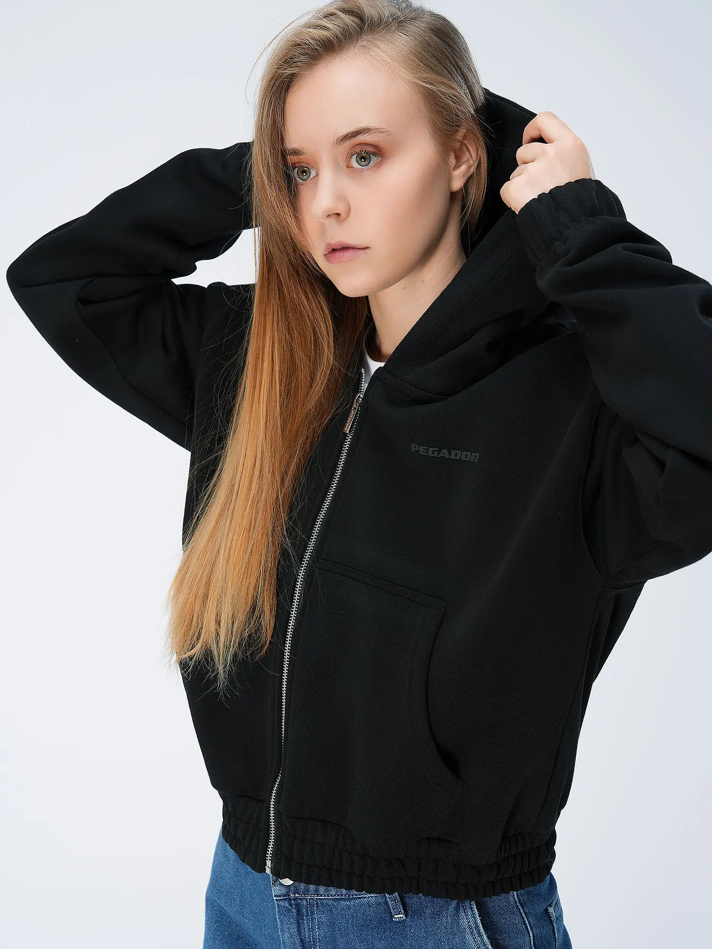 PEGADOR | Sweatjacke VALINDA | schwarz
