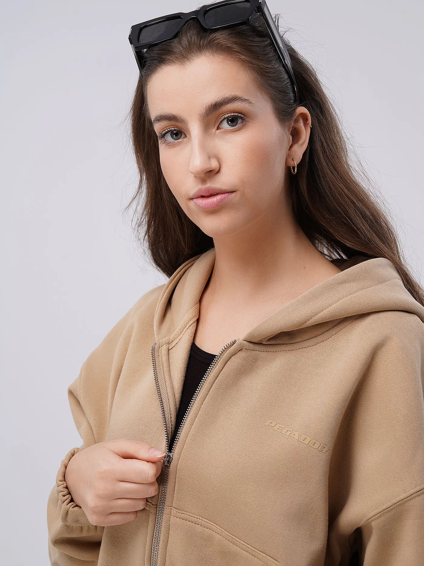 PEGADOR | Sweatjacke VALINDA | beige