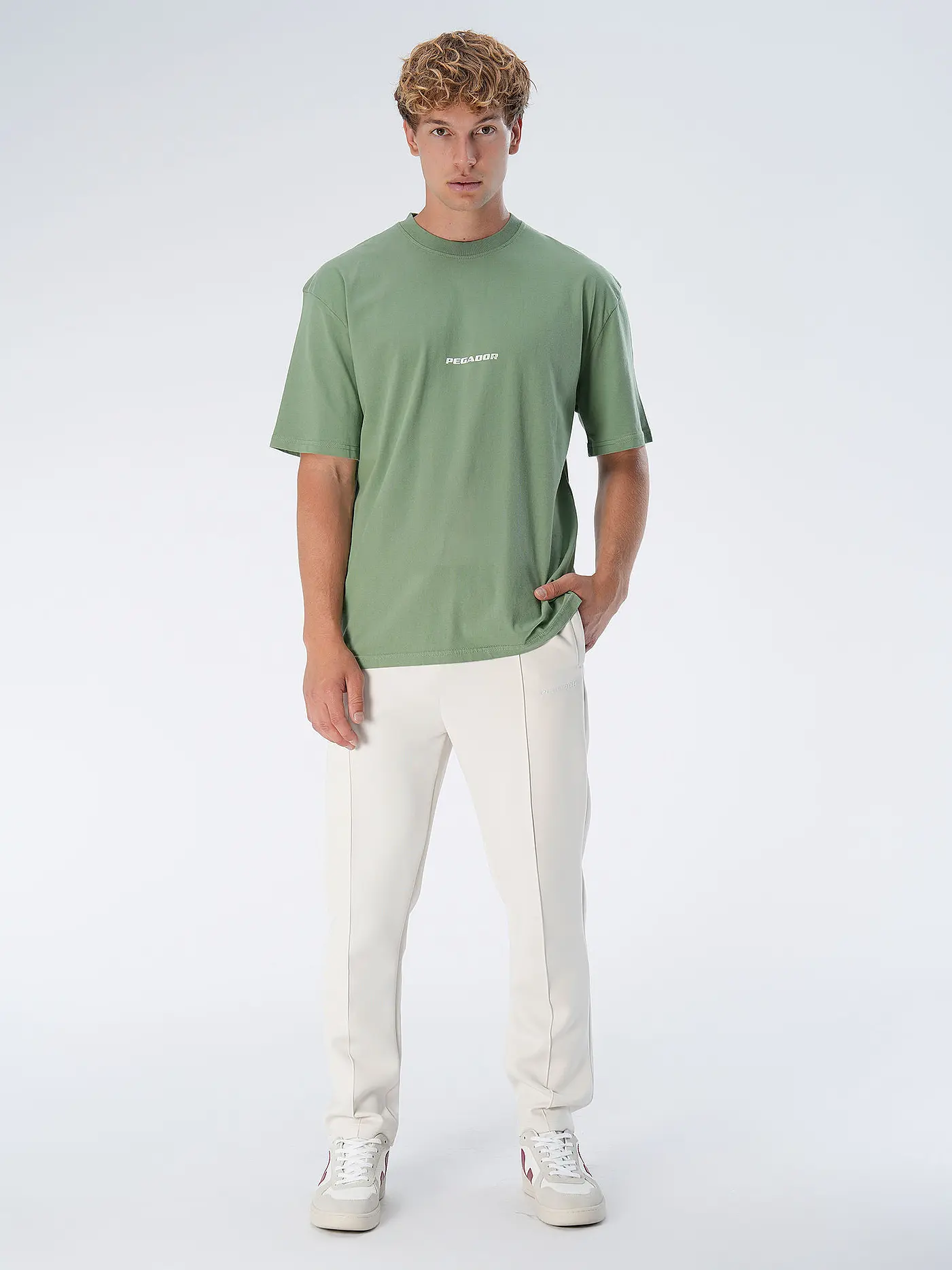 PEGADOR | T-Shirt Oversized Fit | hellgrün