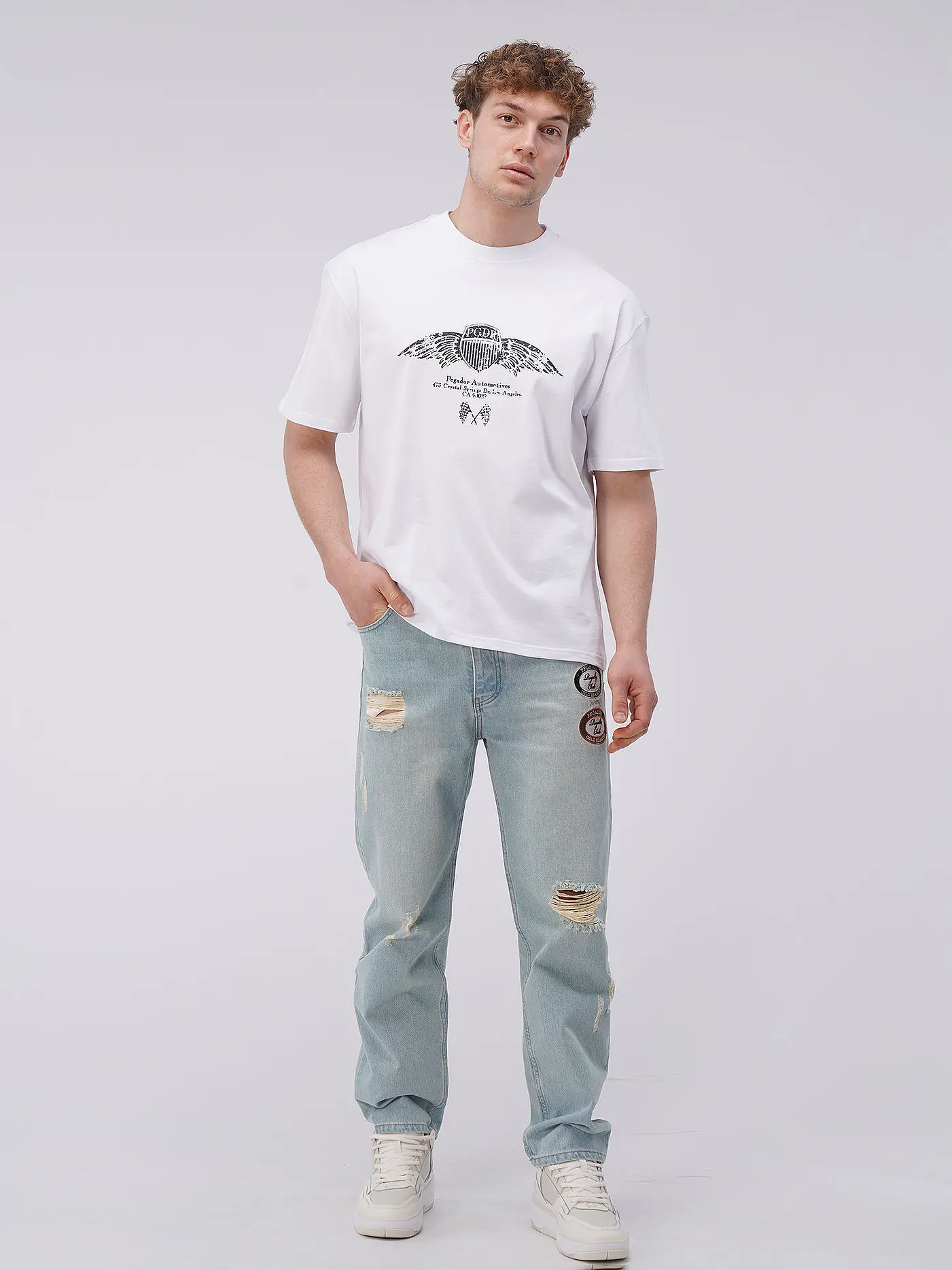PEGADOR | T-Shirt STAULO | weiss