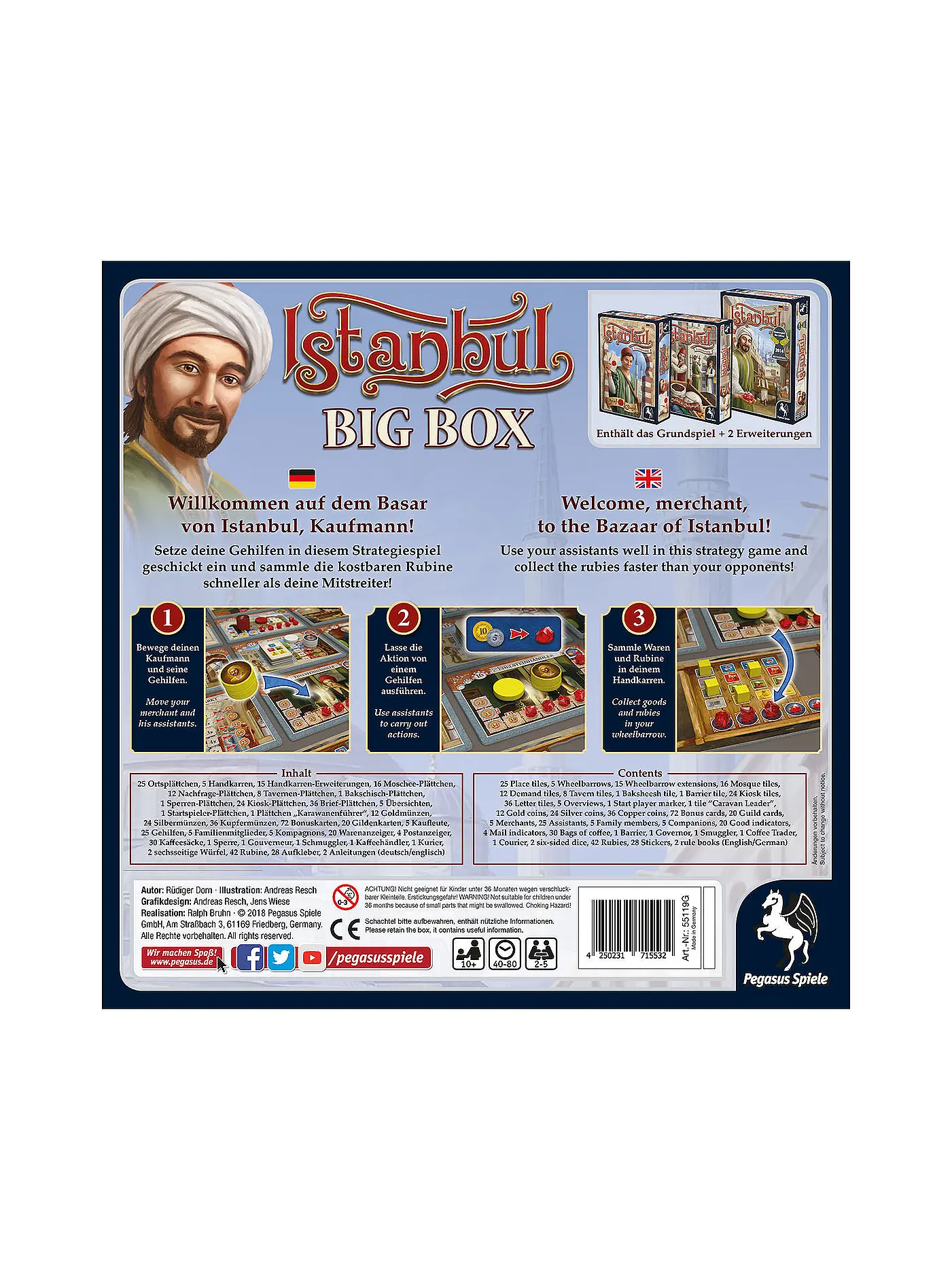 PEGASUS | Brettspiel - Istanbul Big Box | keine Farbe