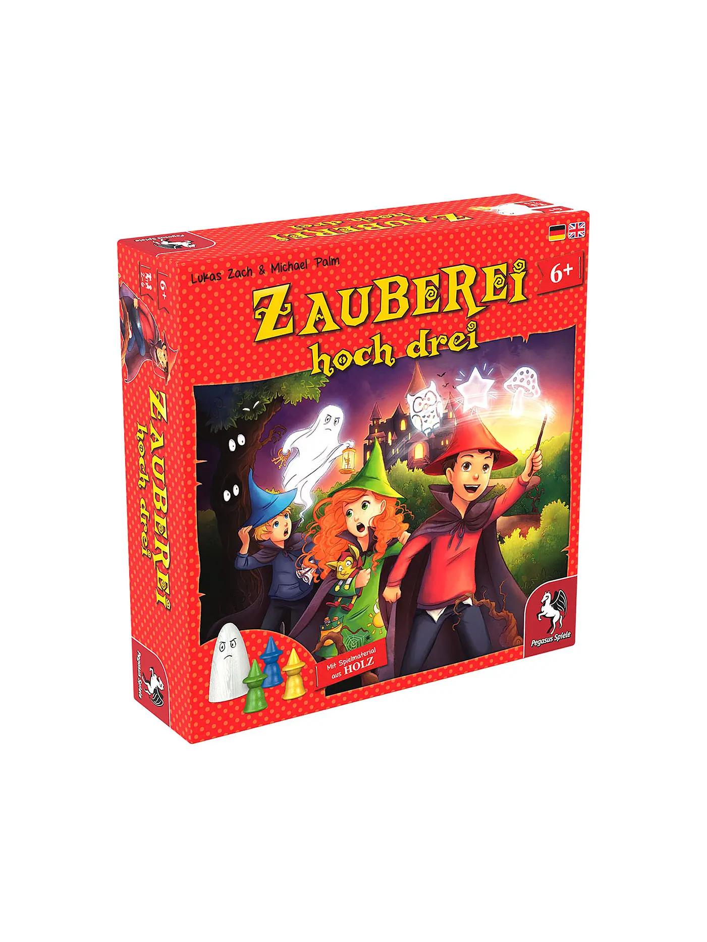 PEGASUS | Brettspiel - Zauberei hoch drei | keine Farbe