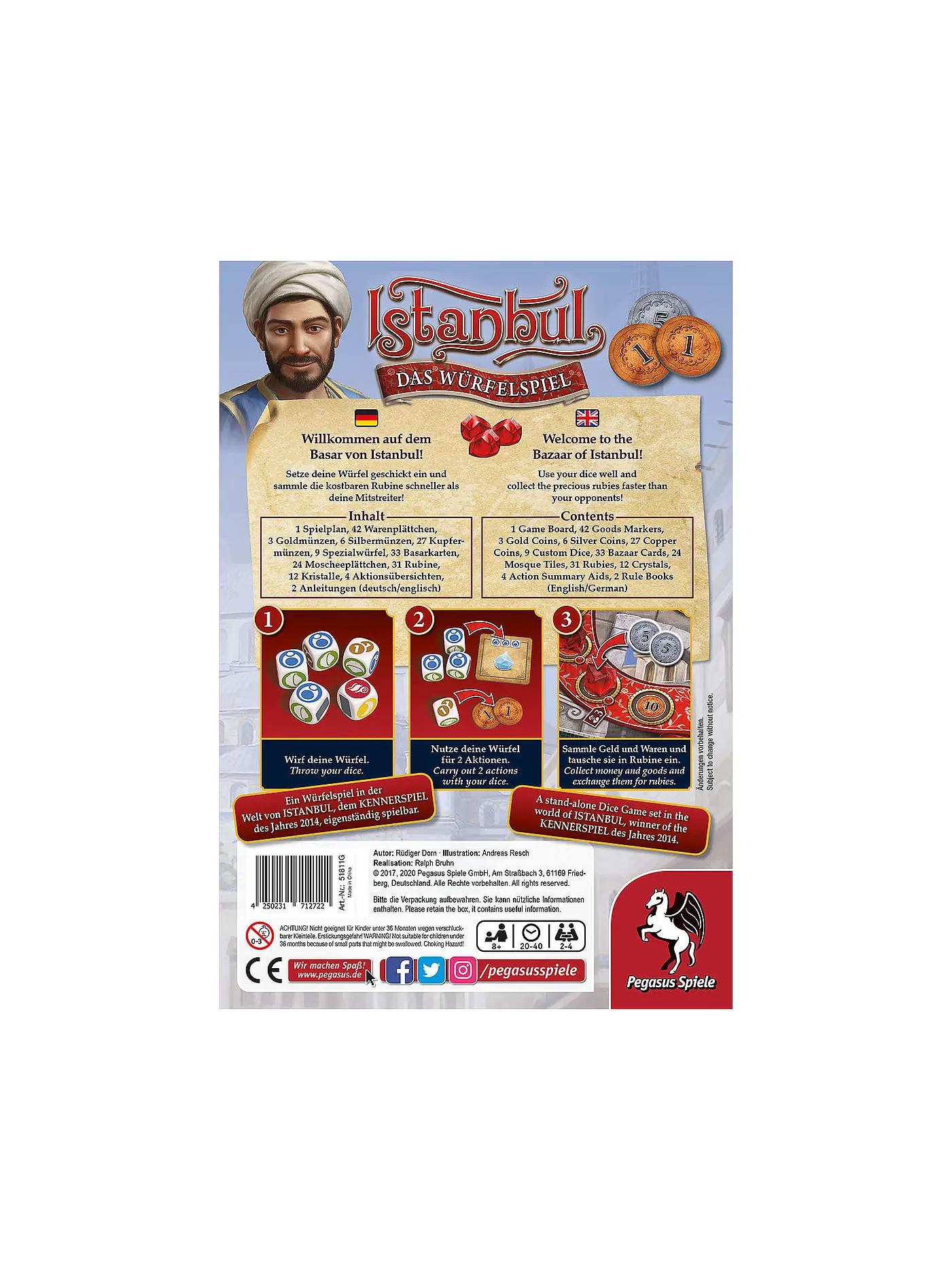PEGASUS | Istanbul - Das Würfelspiel | keine Farbe