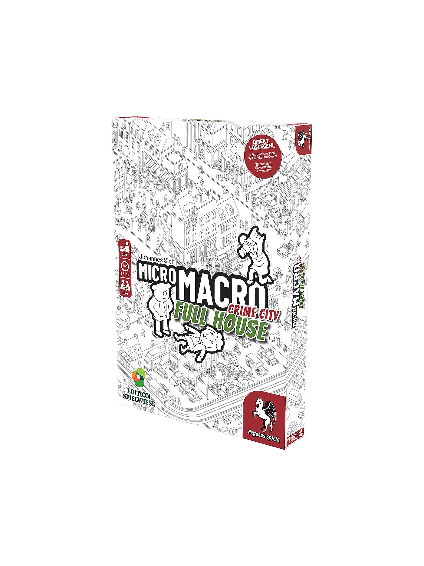PEGASUS | MicroMacro: Crime City 2 – Full House (Edition Spielwiese) | keine Farbe