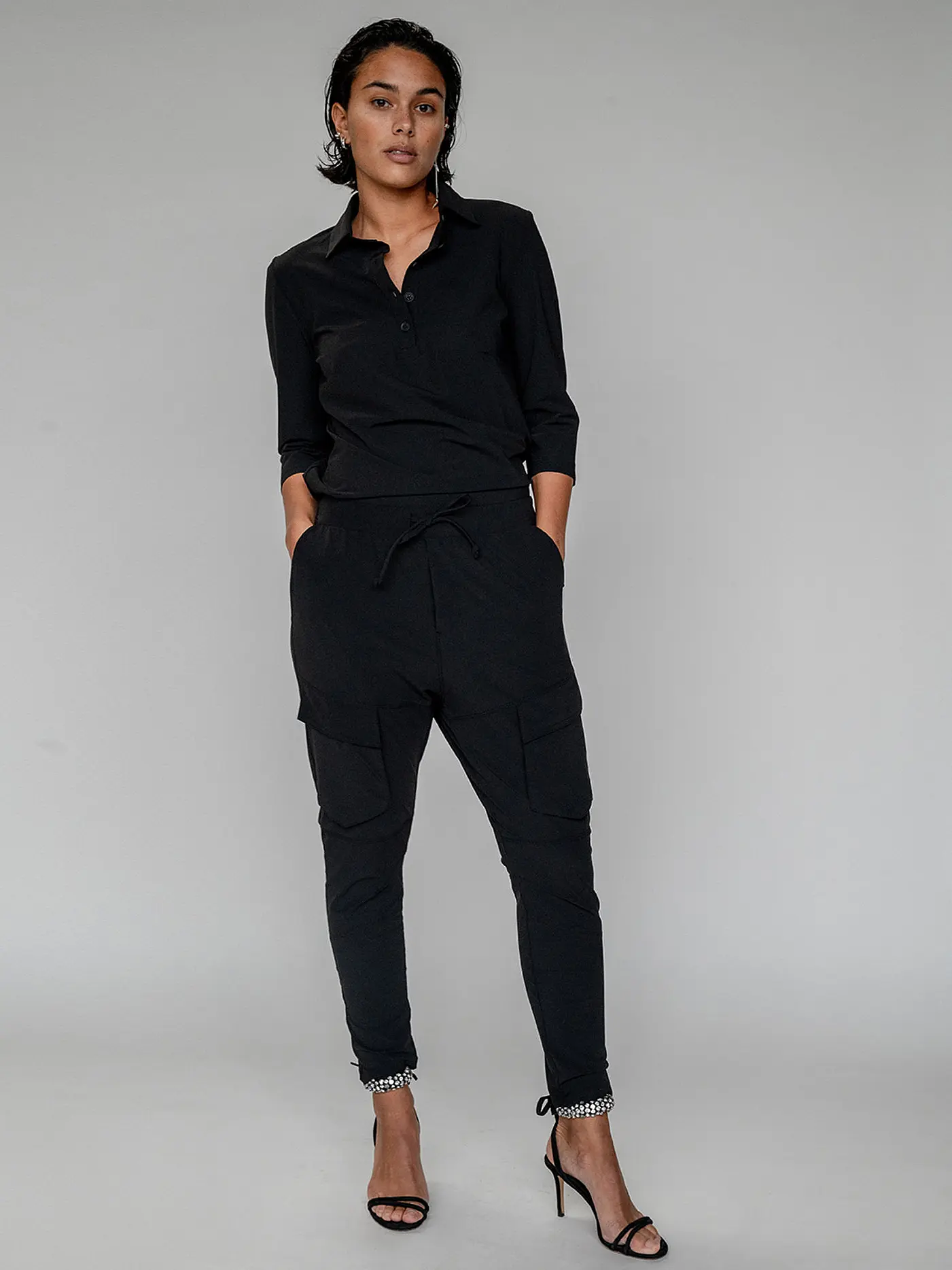 PENN&INK | Bluse " Lux " | schwarz
