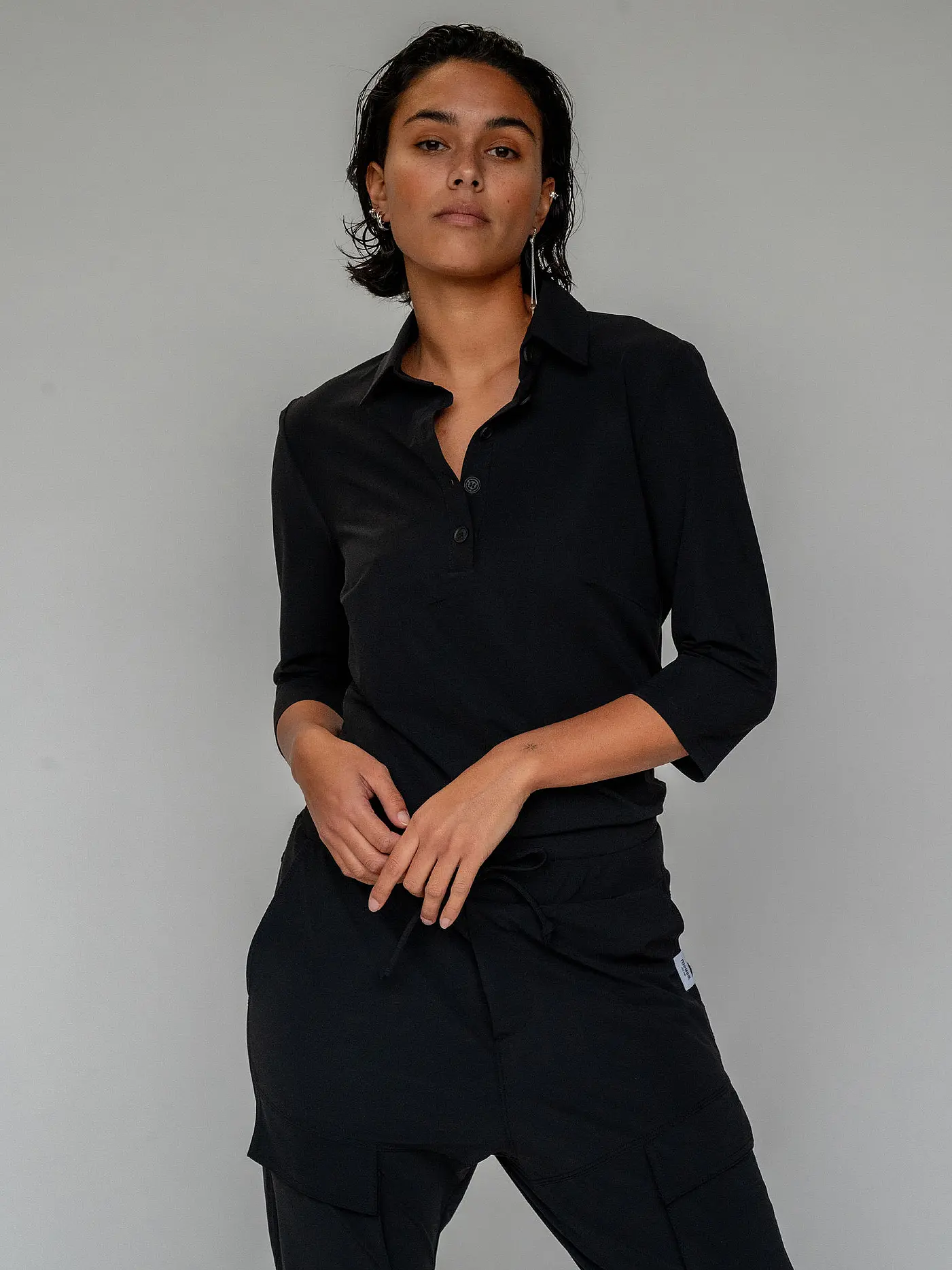 PENN&INK | Bluse " Lux " | schwarz