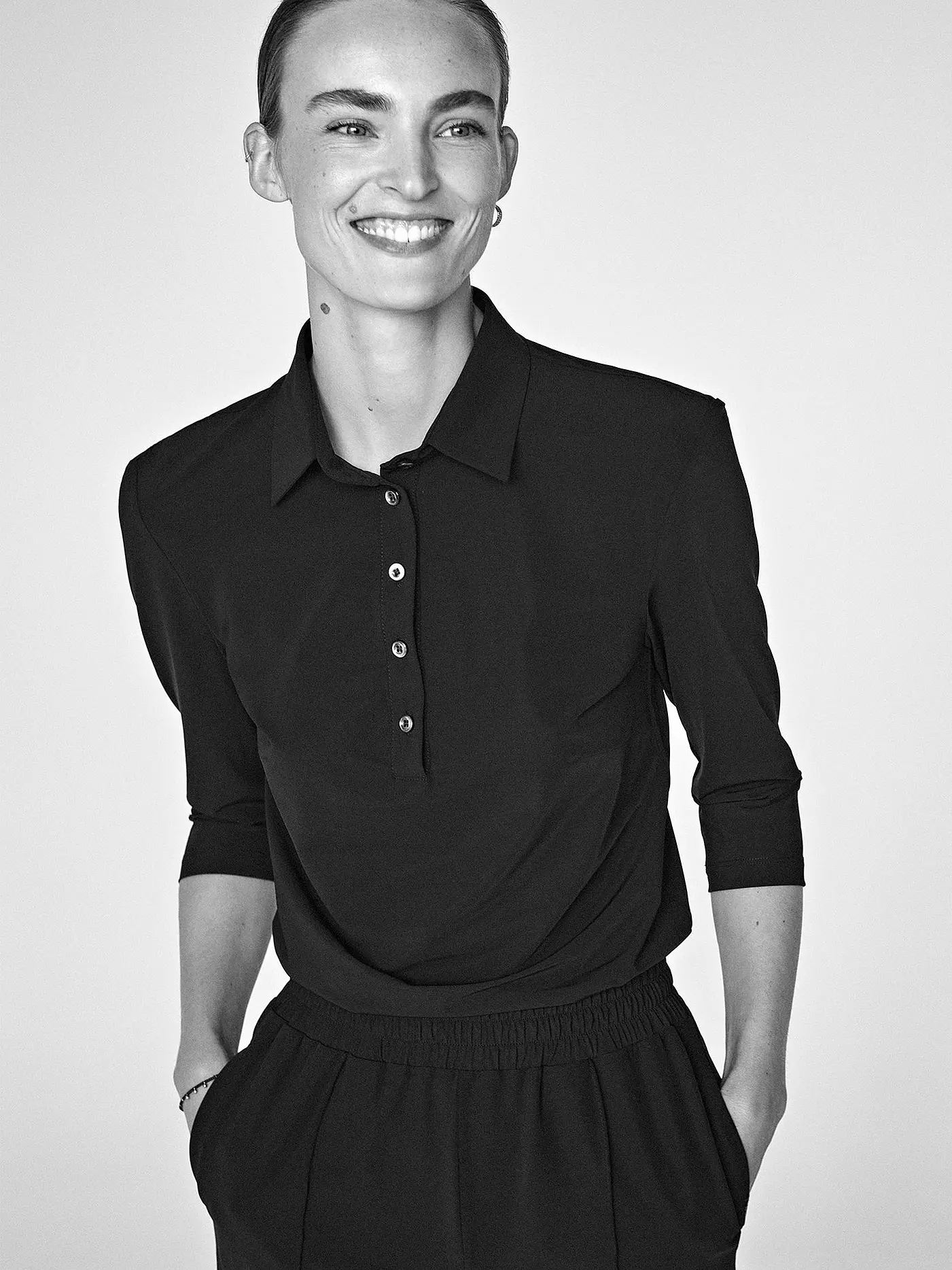 PENN&INK | Bluse " Lux " | schwarz