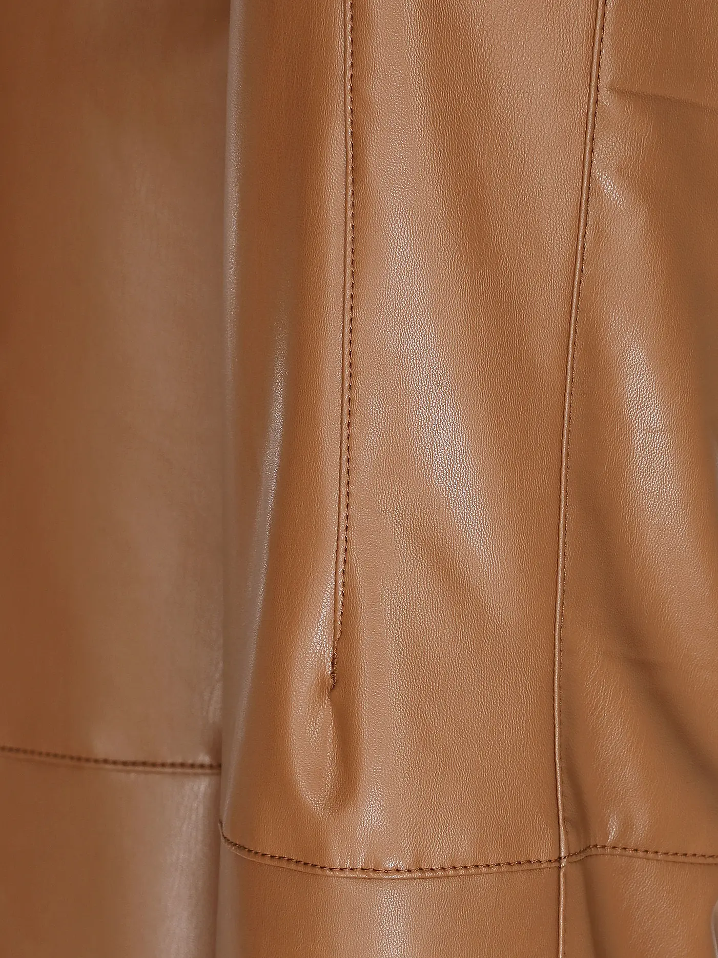 PENN&INK | Hose in Lederoptik | camel