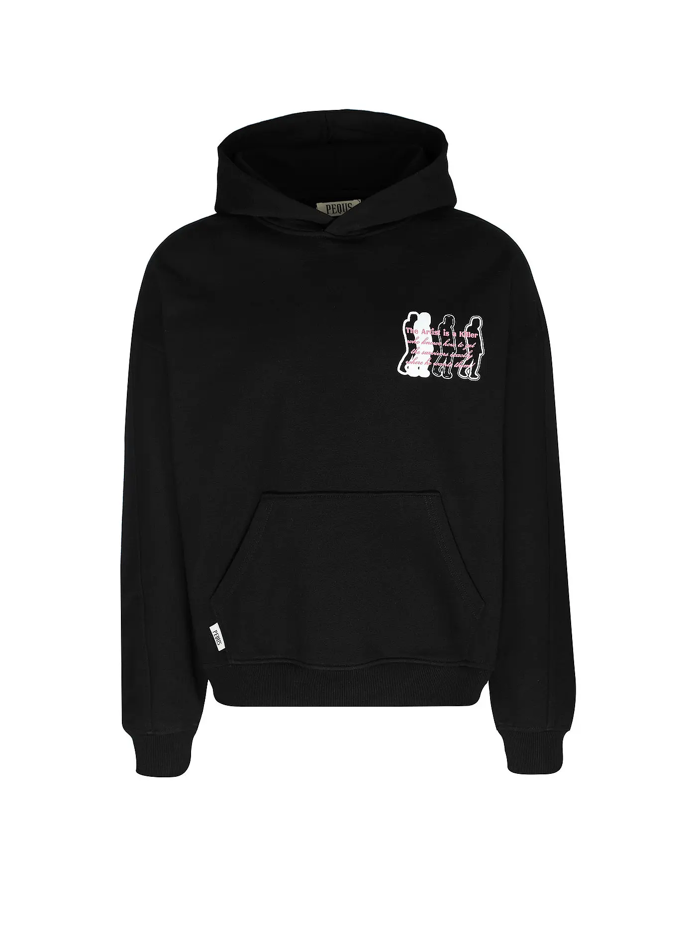 PEQUS | Kapuzensweater - Hoodie ARTIST OR KILLER | schwarz