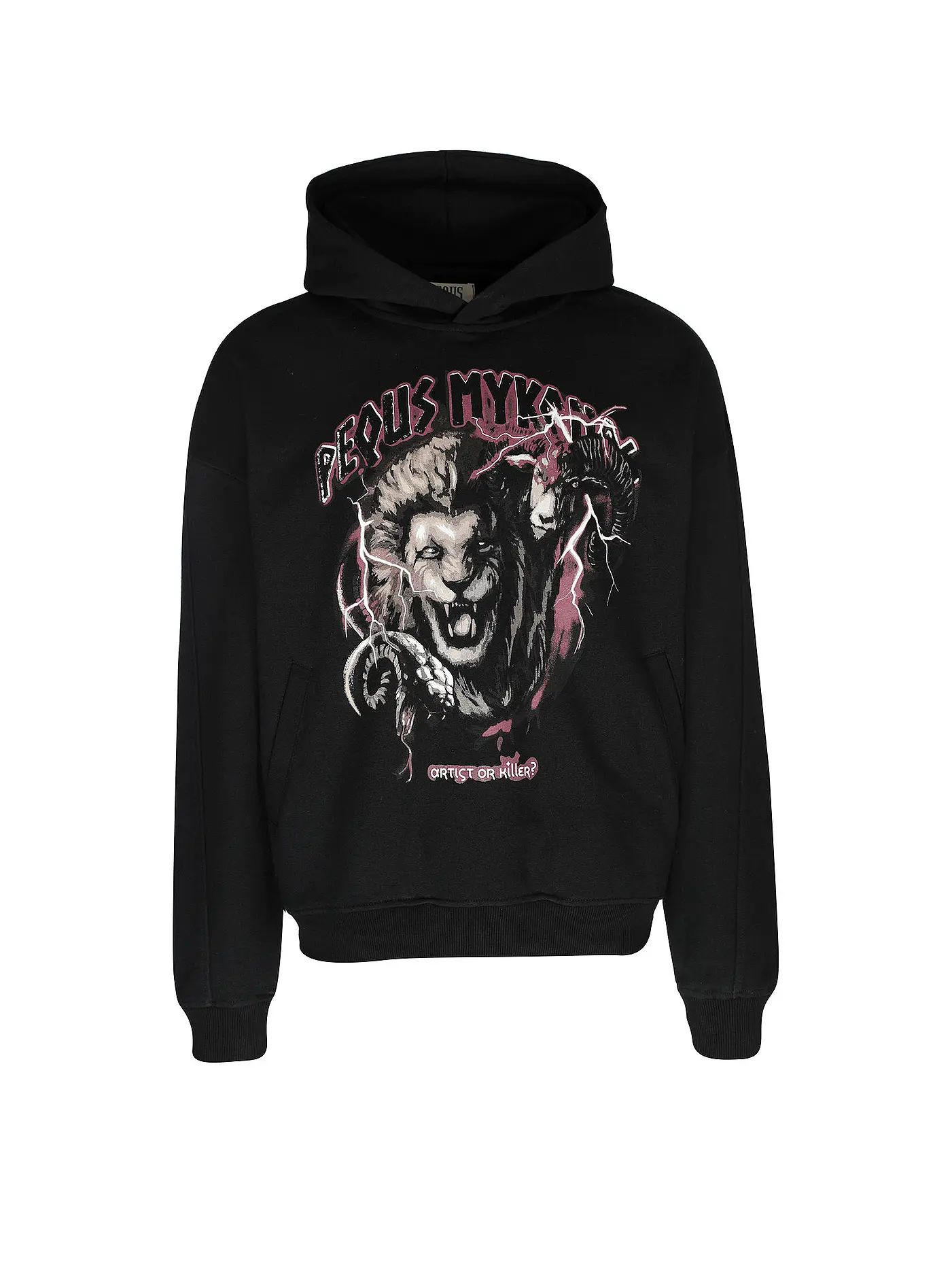 PEQUS | Kapuzensweater - Hoodie ARTIST OR KILLER | schwarz