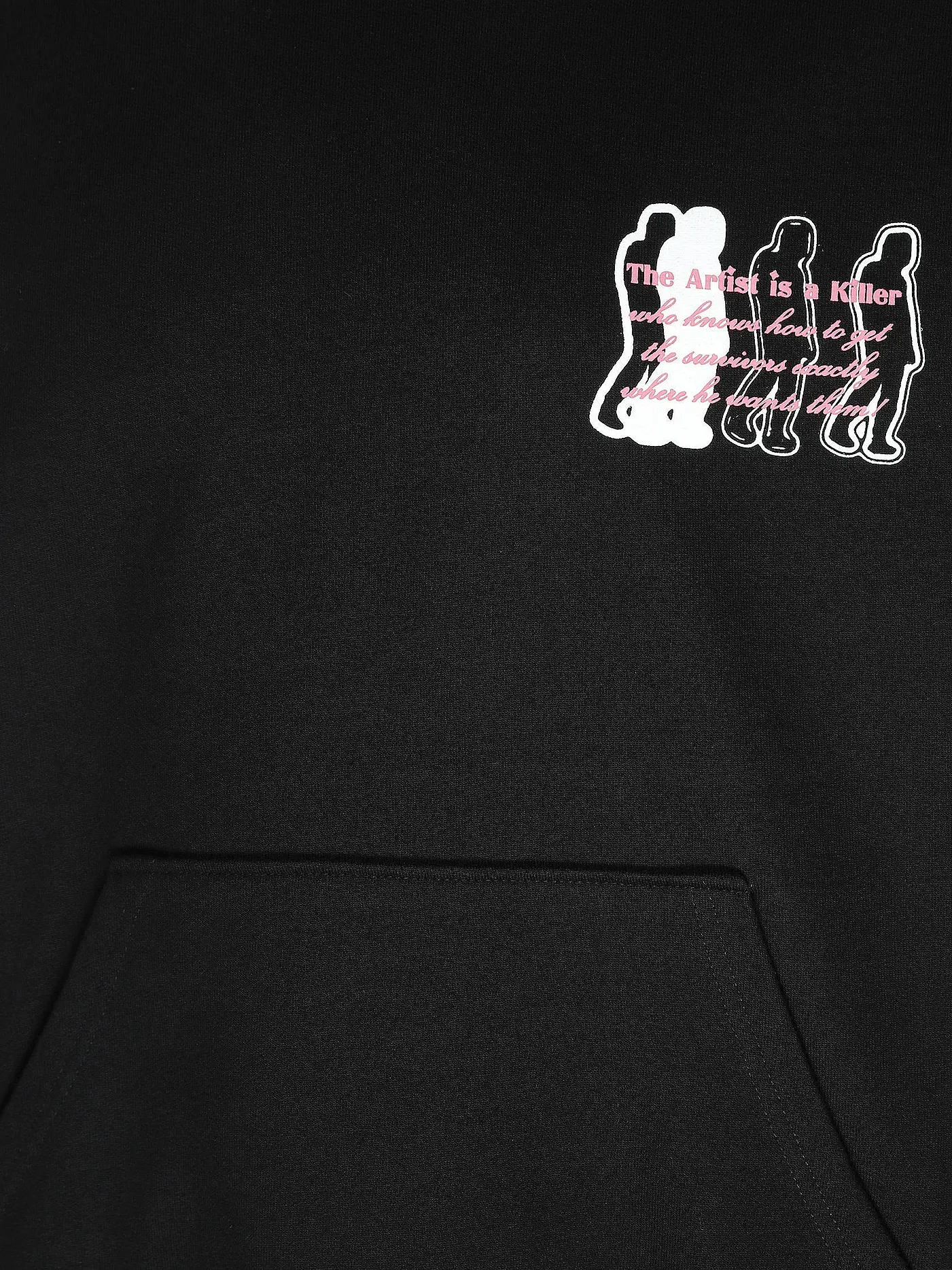 PEQUS | Kapuzensweater - Hoodie ARTIST OR KILLER | schwarz