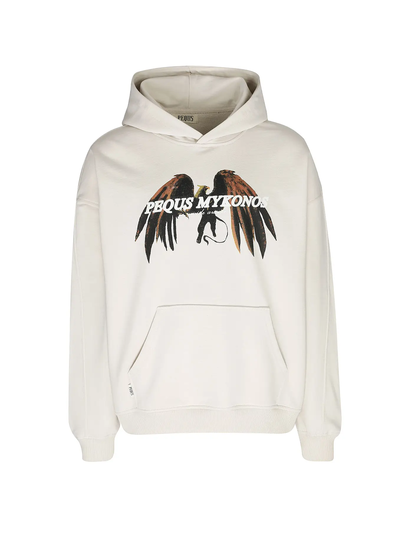 PEQUS | Kapuzensweater - Hoodie WIDE AWAKE | creme