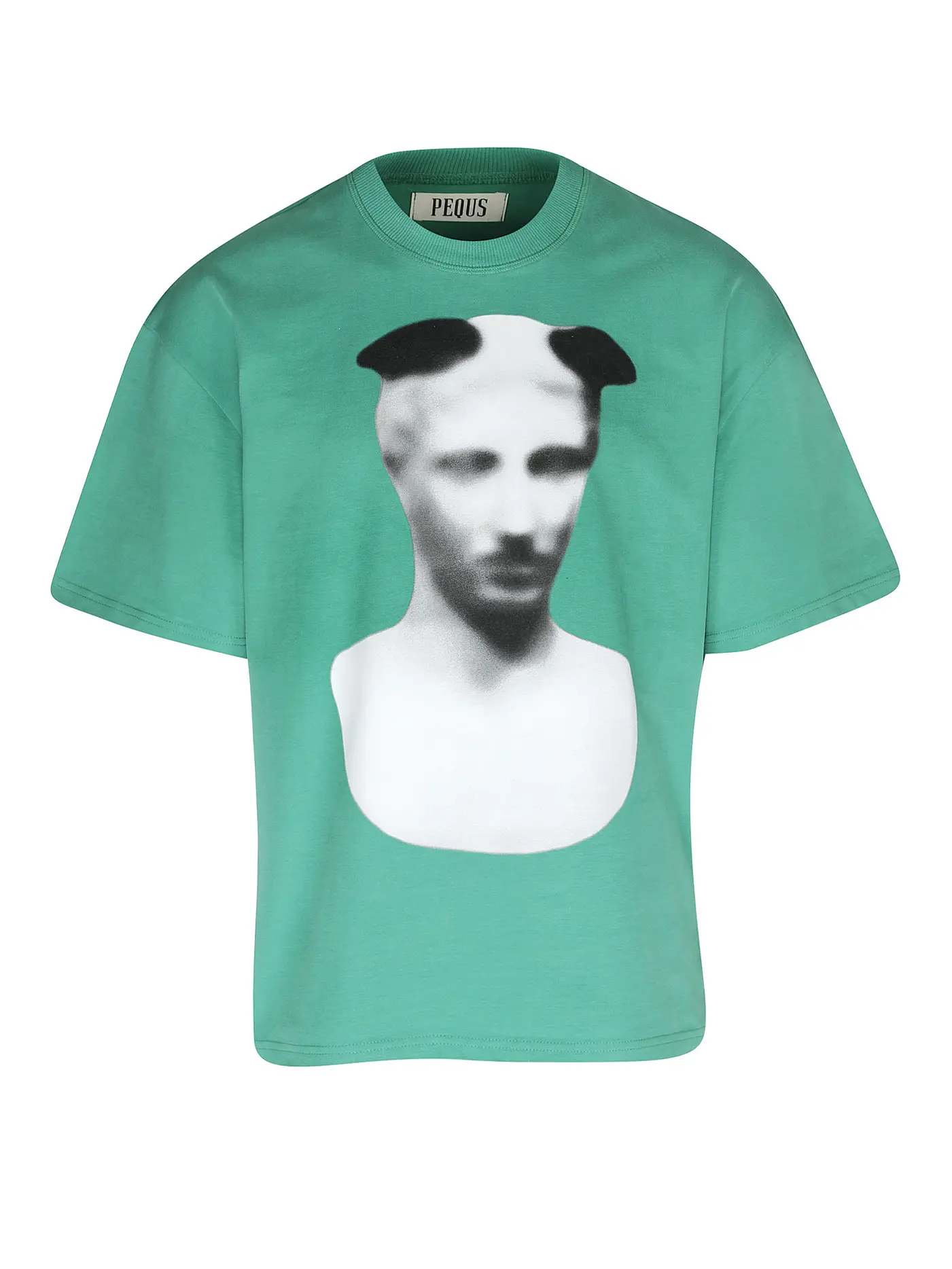 PEQUS | T-Shirt ARTIST GRAPHIC | grün