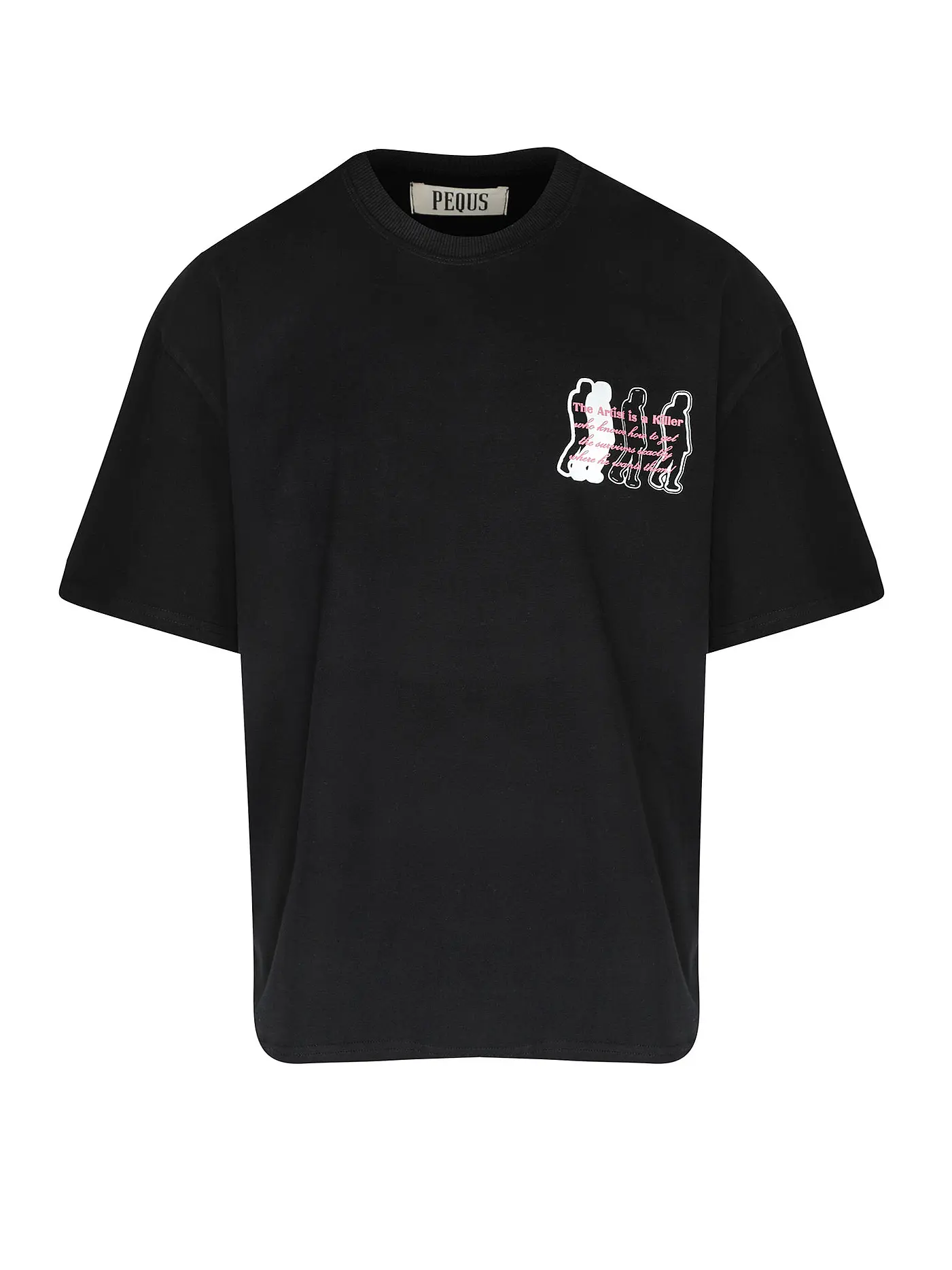 PEQUS | T-Shirt ARTIST OR KILLER  | schwarz