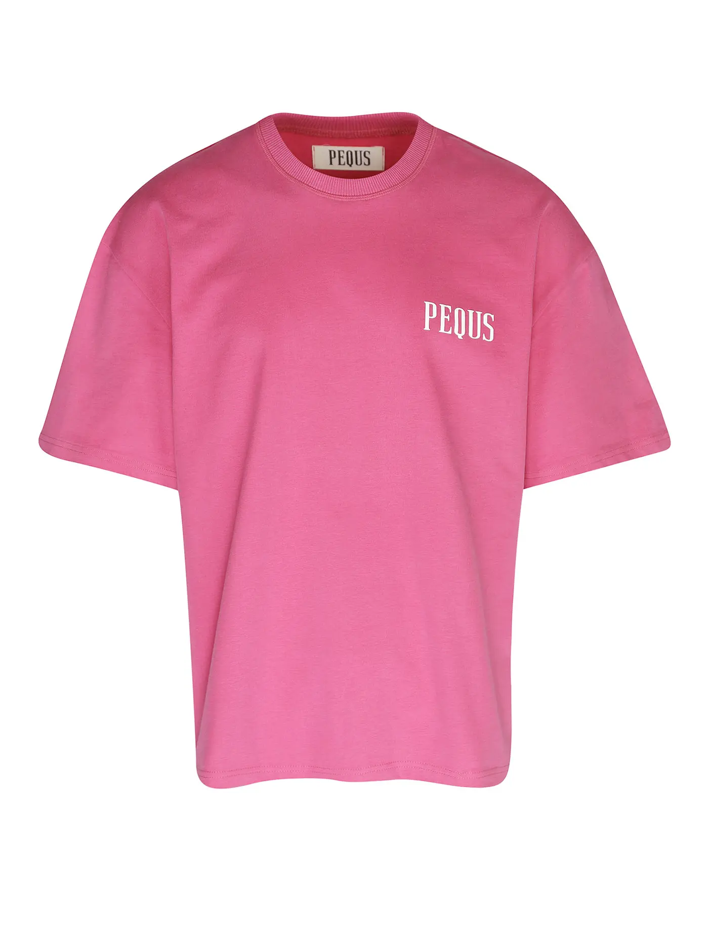 PEQUS | T-Shirt CHEST LOGO | pink