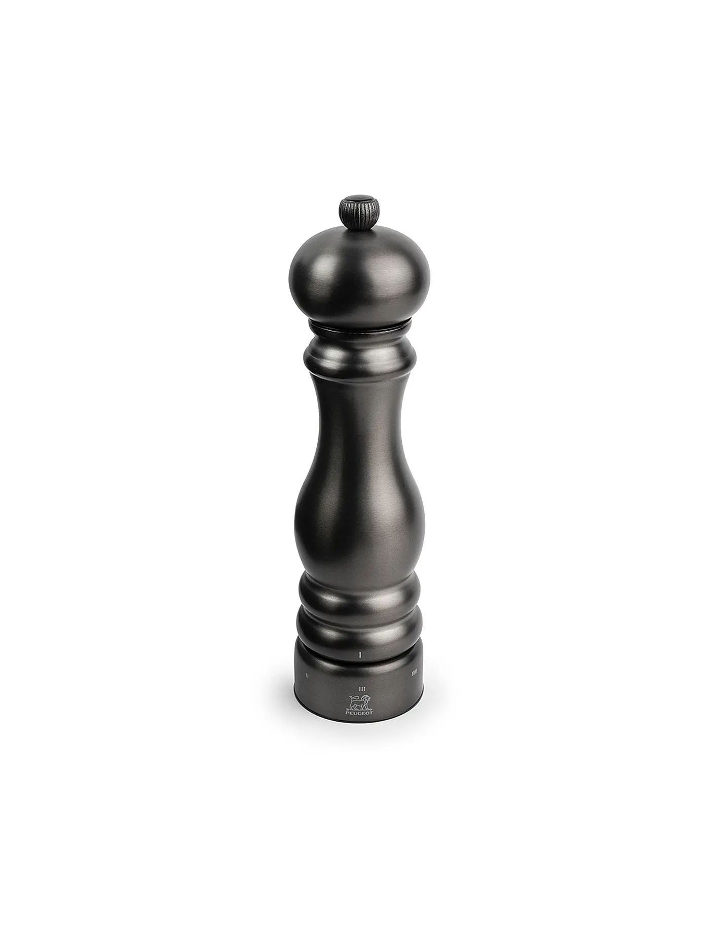 PEUGEOT | Manuelle Pfeffermühle aus Edelstahl Paris Chef Carbonschwarz u'Select 22 cm | grau