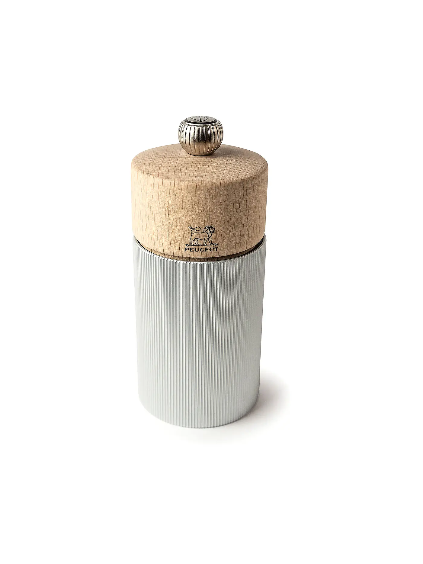 PEUGEOT | Manuelle Pfeffermühle Line 12cm Alu/Buche | braun
