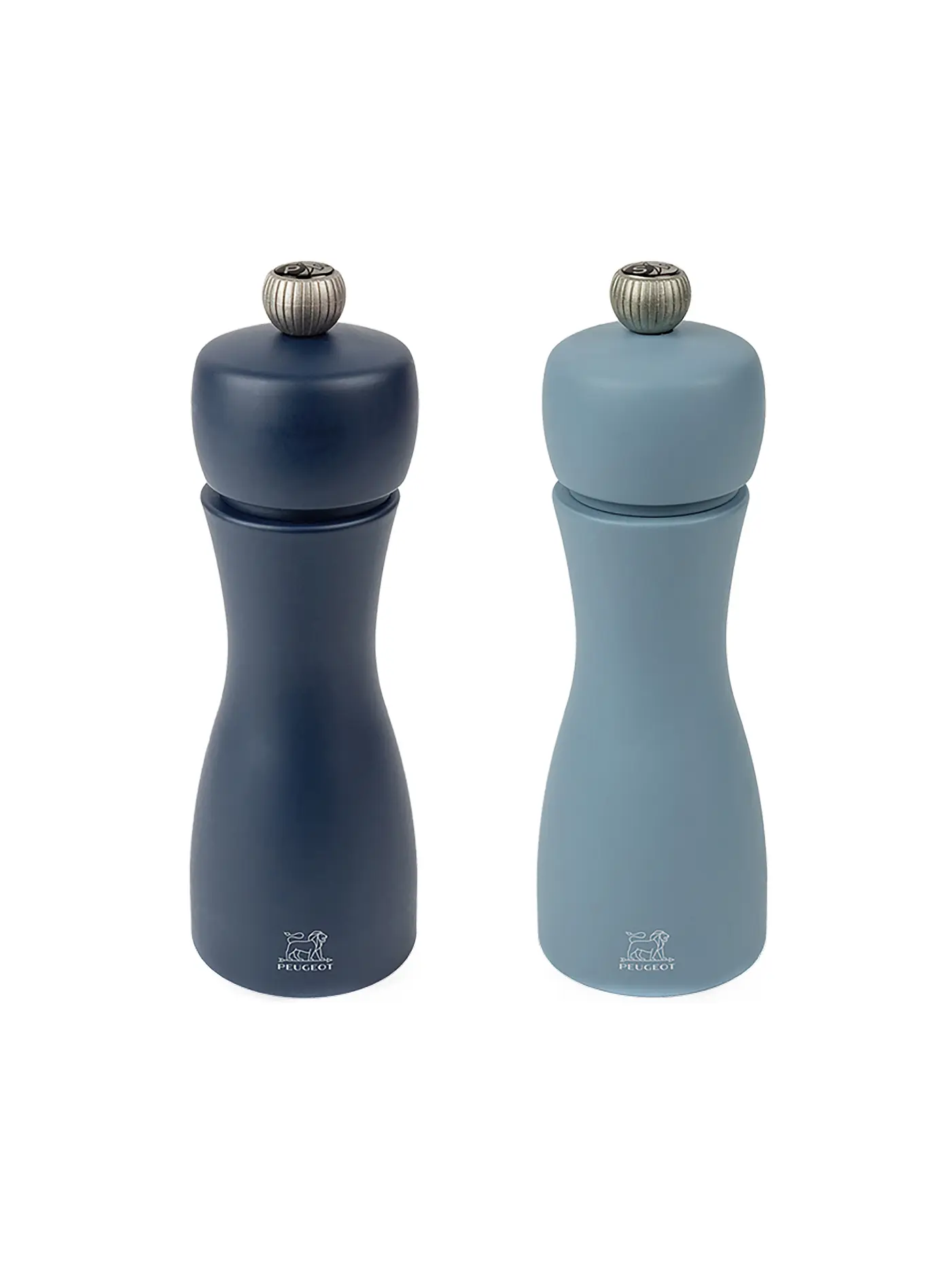 PEUGEOT | Pfeffer- und Salzmühle Set TAHITI LUFT 2-tlg. 15cm Buche / Hell- und Dunkelblau | blau