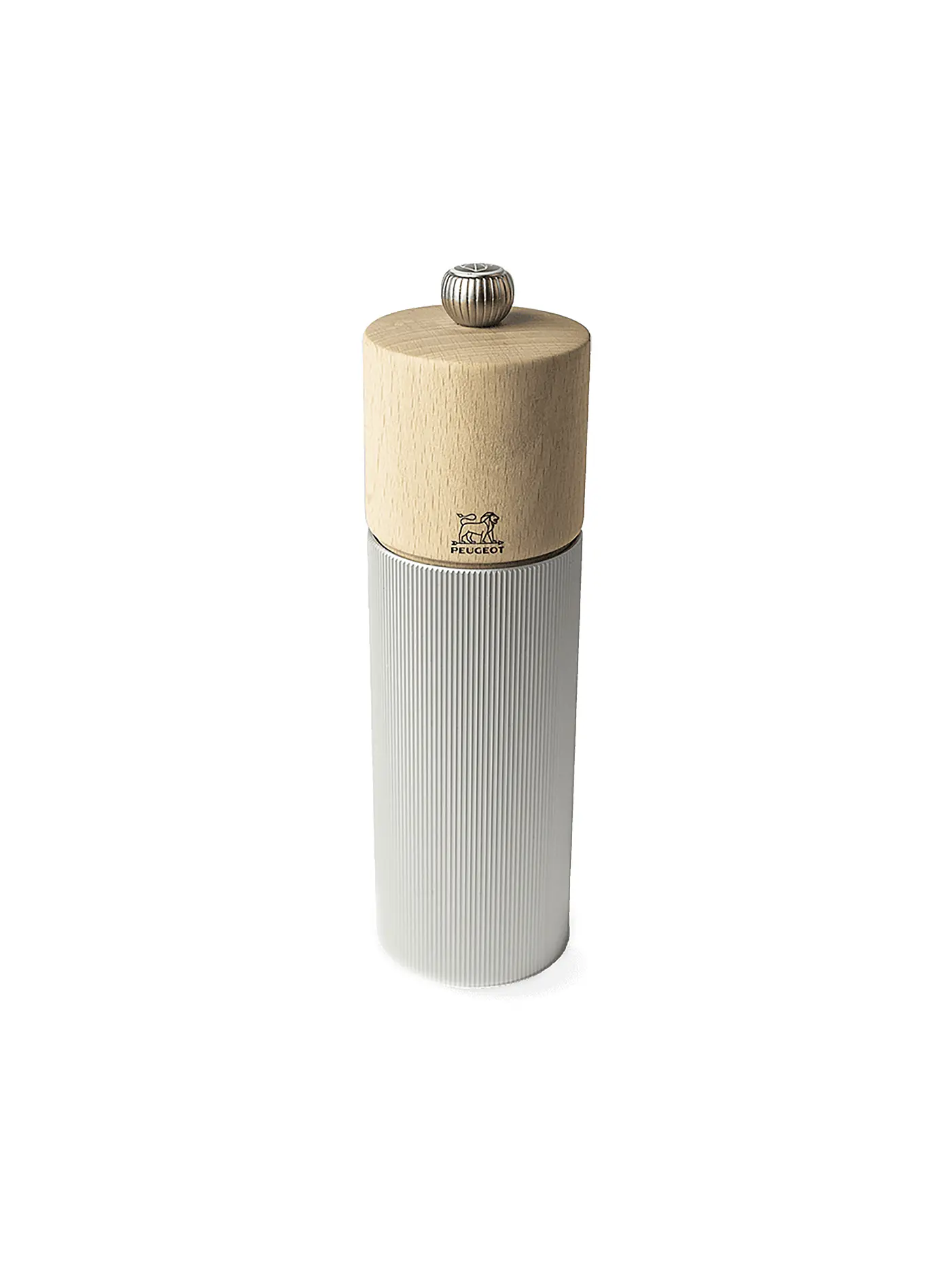 PEUGEOT | Salzmühle 18cm LINE Alu / Buche - Natur | braun